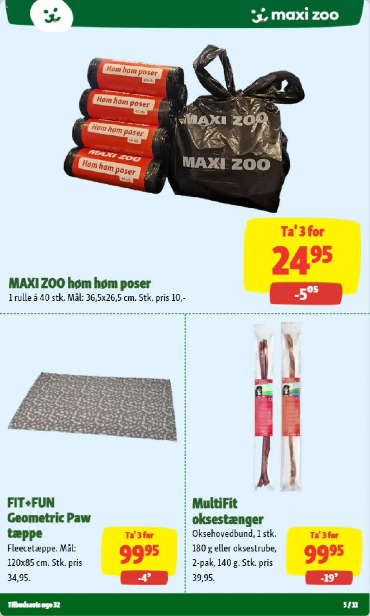 Maxi Zoo Tilbudsavis gyldig fra 04.08.2025 | Side: 4 | Produkter: Tæppe