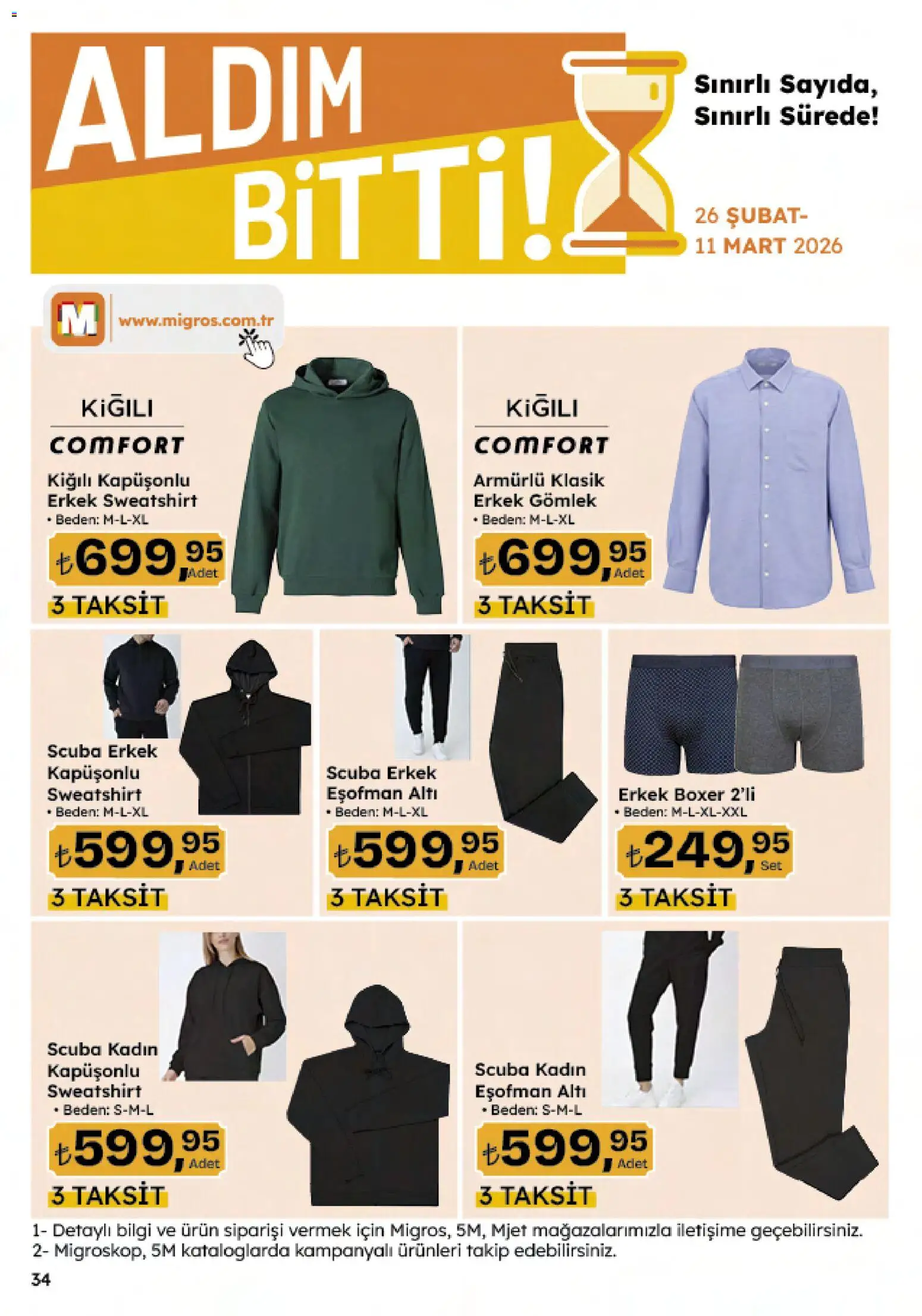 Migros Katalog - 5M Migroskop Dijital - 26.02.2026 tarihinden itibaren geçerlidir | Sayfa: 147 | Ürünler: Gömlek