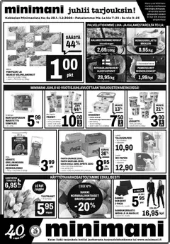 Minimani-mainoslehti voimassa 28.01.2026 alkaen
