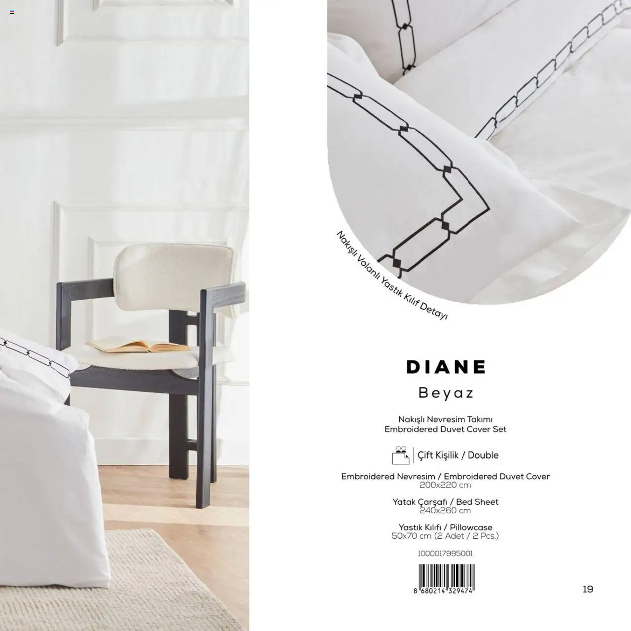 Karaca - Karaca Home - White Collection - 03.03.2025 tarihinden itibaren geçerlidir | Sayfa: 19 | Ürünler: Yatak, Yastık, Nevresim, Yastık kılıfı