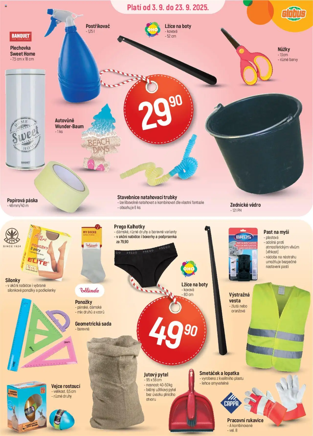 Globus leták od 03.09.2025 | Strana: 13 | Produkty: Vesta, Boxerky, Lopatka, Barvy