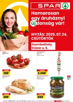 Spar Szombathely üzlet megújulás - amely érvényes a következő dátumtól: 24.07.2025
