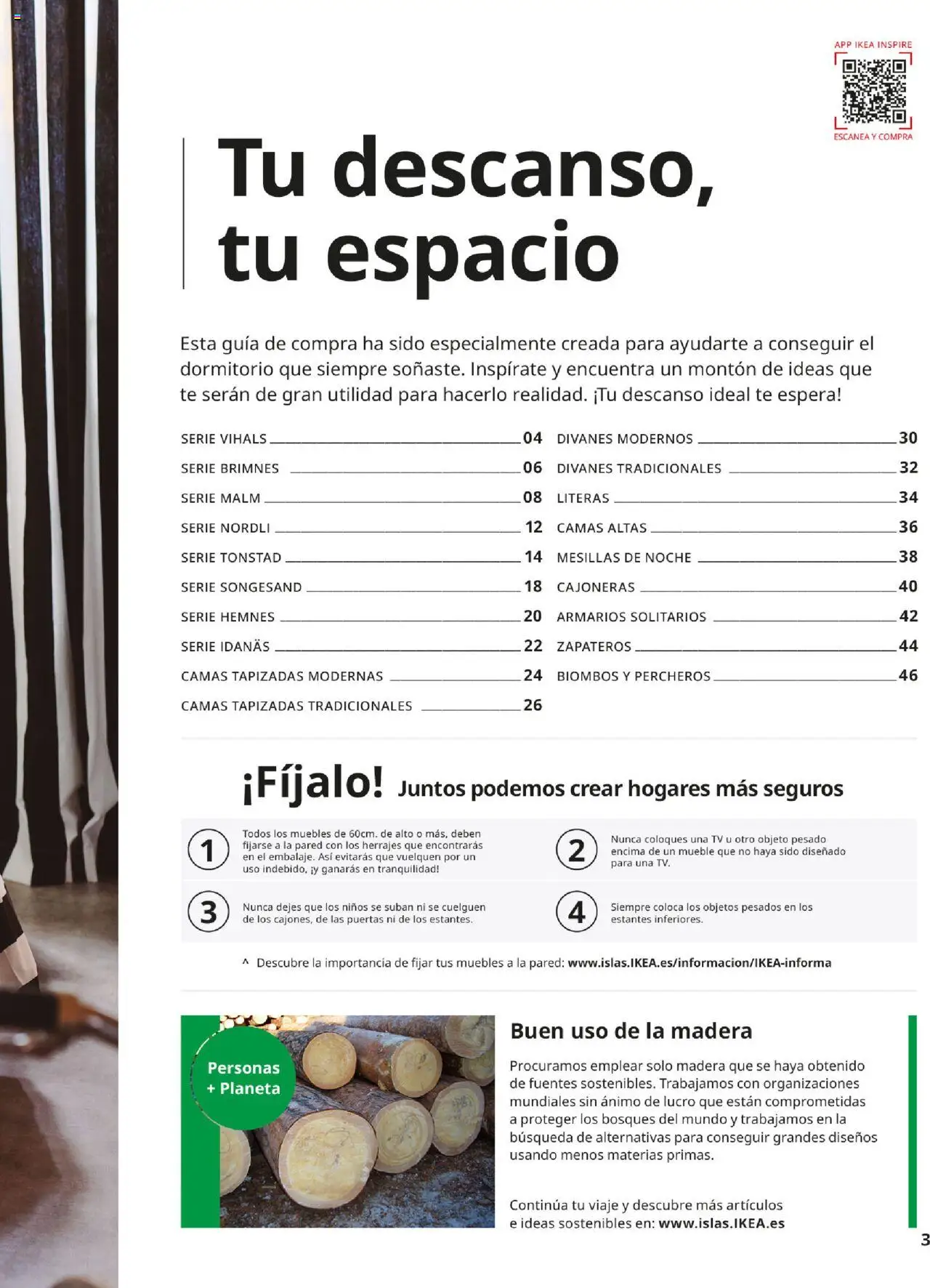 Catálogo IKEA Muebles para el dormitorio │ válido desde el 01.09.2025 | Página: 3 | Productos: Té, Muebles, Galette de chaise
