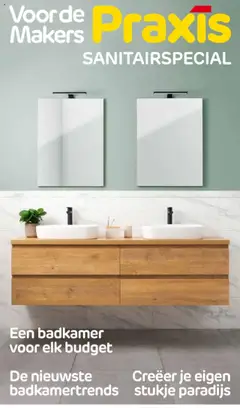Praxis - Sanitair Special - Voorbeeld van een folder van Praxis, geldig van 07.06.2023