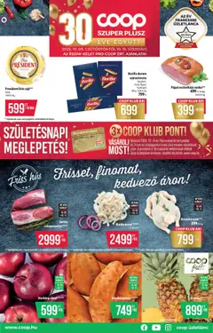 COOP - Újság Észak Kelet Pro-Coop Zrt Szuper Plusz - amely érvényes a következő dátumtól: 09.10.2025