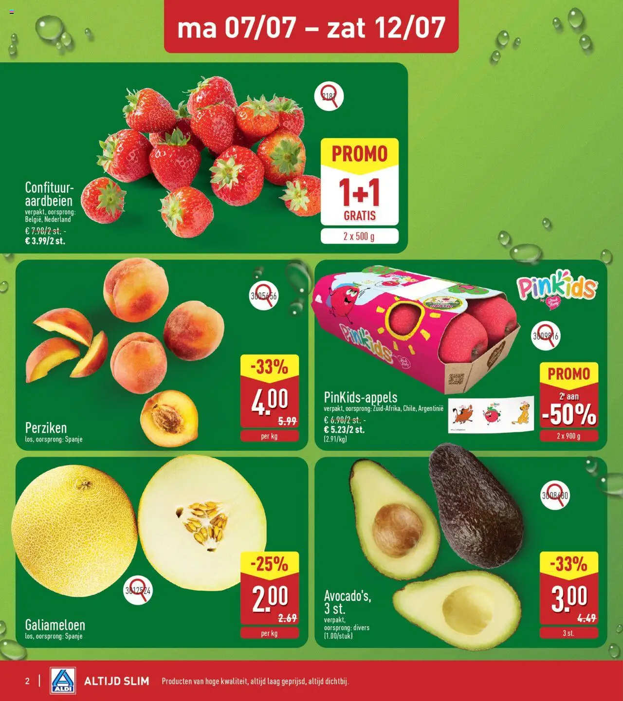  | Pagina: 2 | Producten: Aardbeien, Perziken