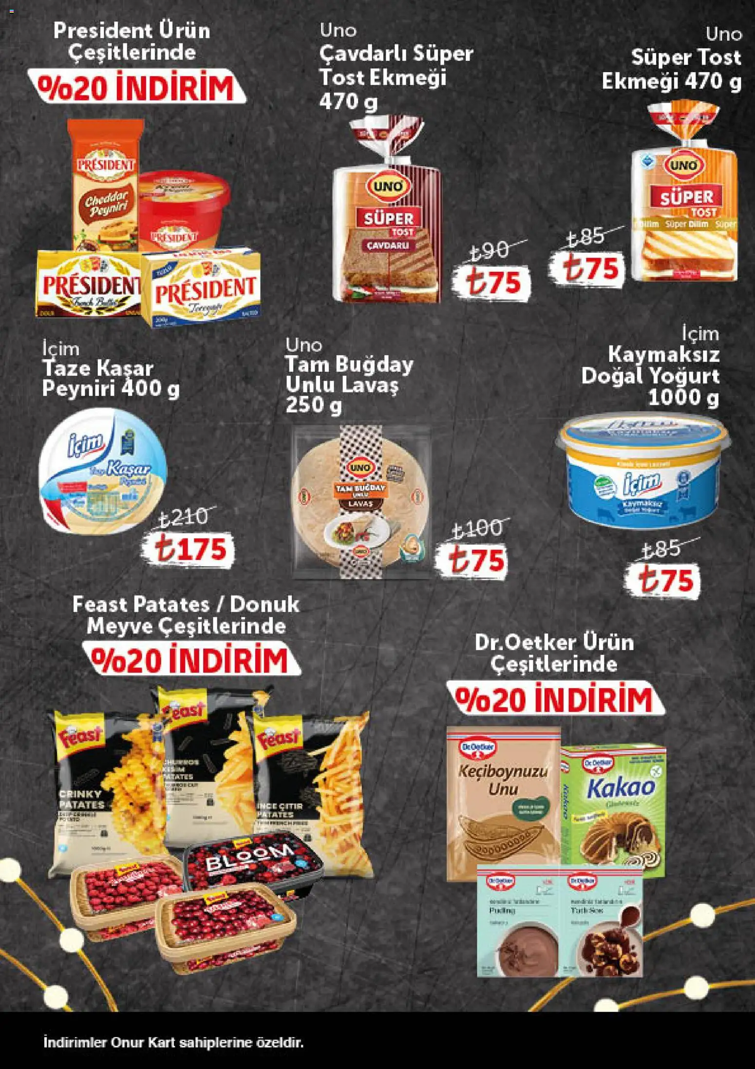 Onur Market Katalog - Gurme - 24.02.2026 tarihinden itibaren geçerlidir | Sayfa: 4 | Ürünler: Yoğurt, Patates, Meyve, Keçiboynuzu