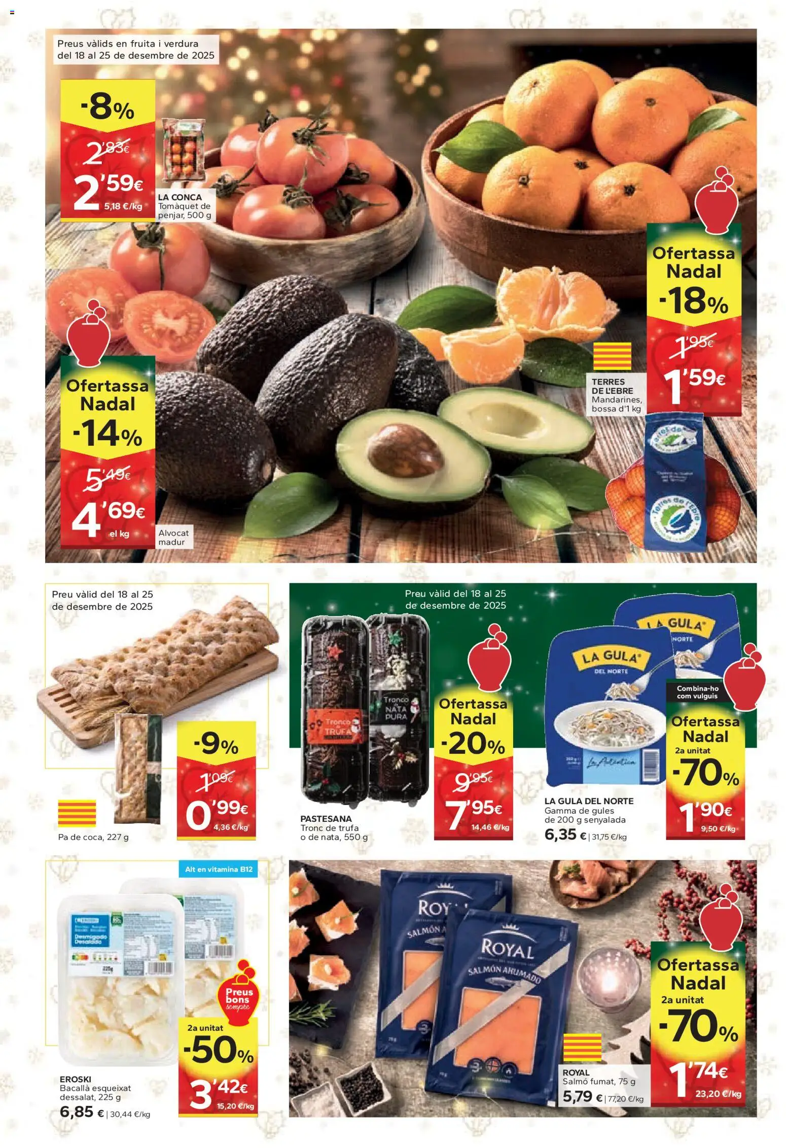 Caprabo folleto │ válido desde el 18.12.2025 | Página: 3 | Productos: Salmón ahumado