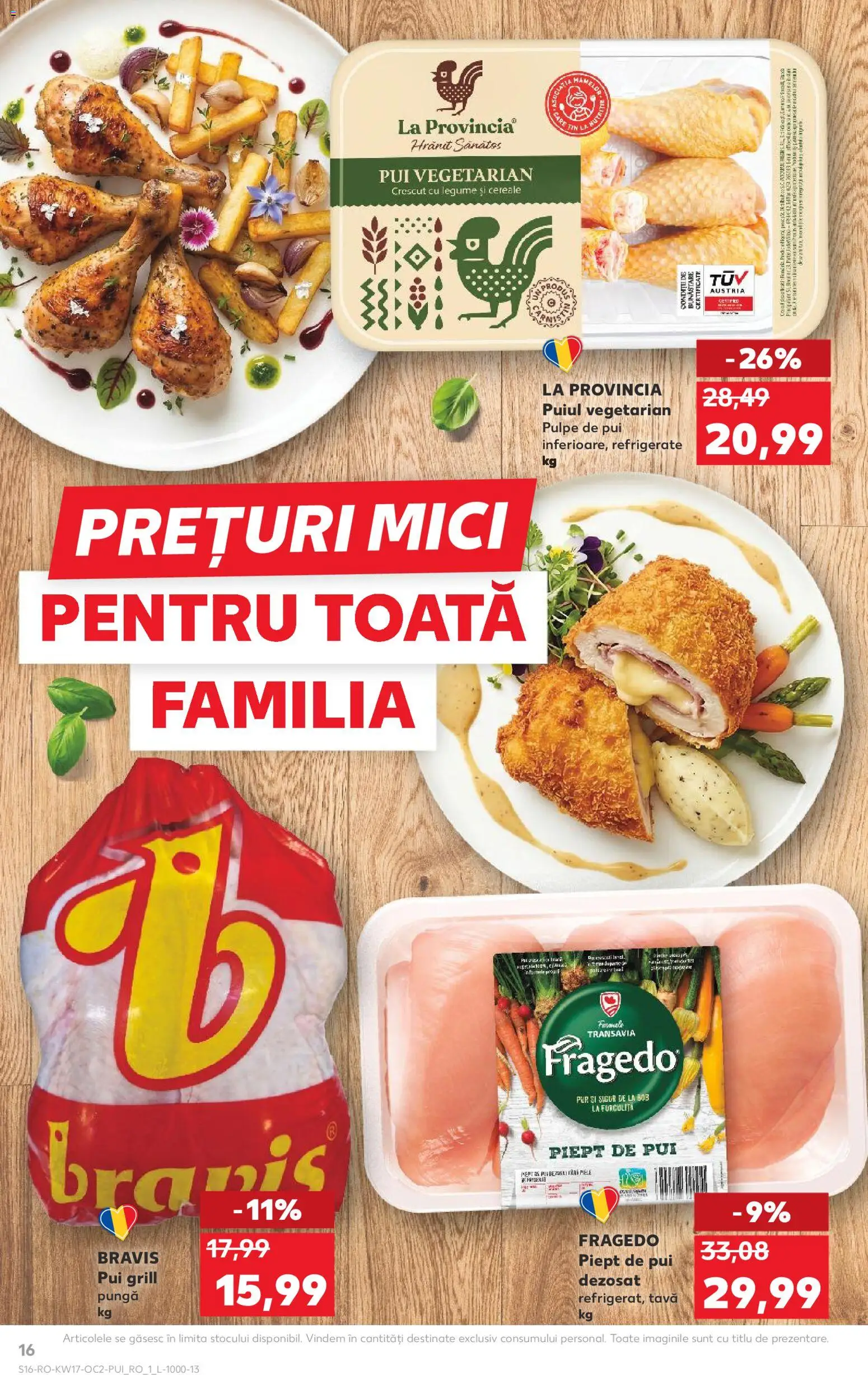 Noul catalog Kaufland – valabil de la 22.04.2026 | Pagină: 16 | Produse: Pungă, Grill, Mici, Legume