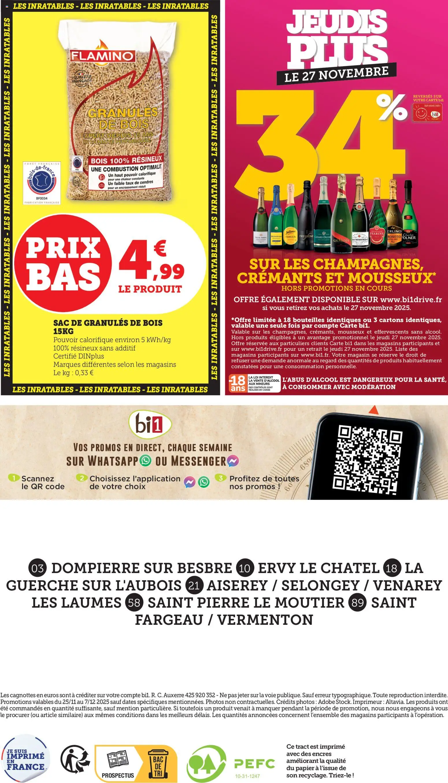 {H1} | Page: 2 | Produits: Sac, Granules de bois, Mousseux