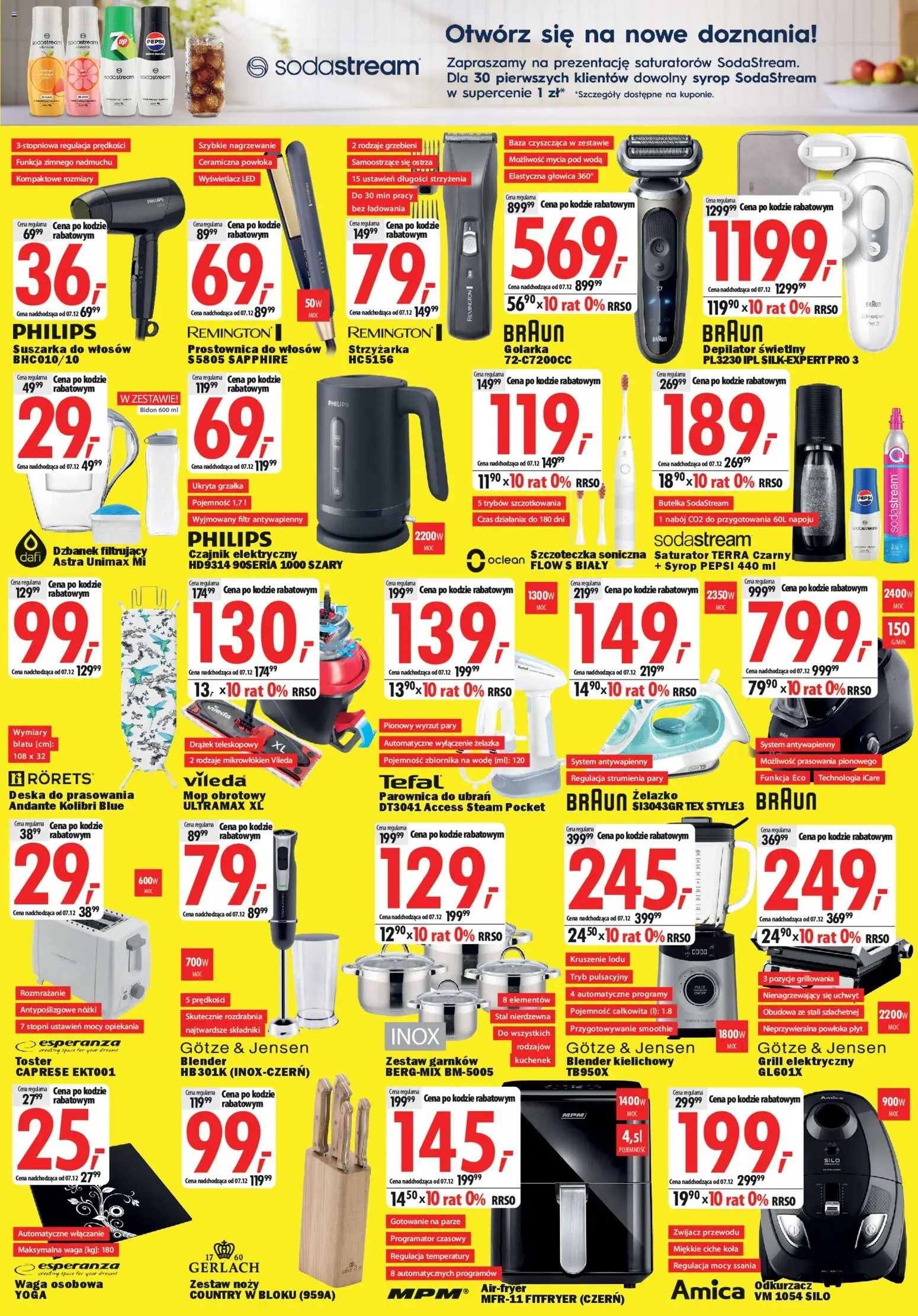 Mediaexpert Gazetka - Wielkie otwarcie Łódź  od 27.11.2025 | Strona: 6 | Produkty: Waga, Czajnik, Suszarka do włosów, Blender kielichowy