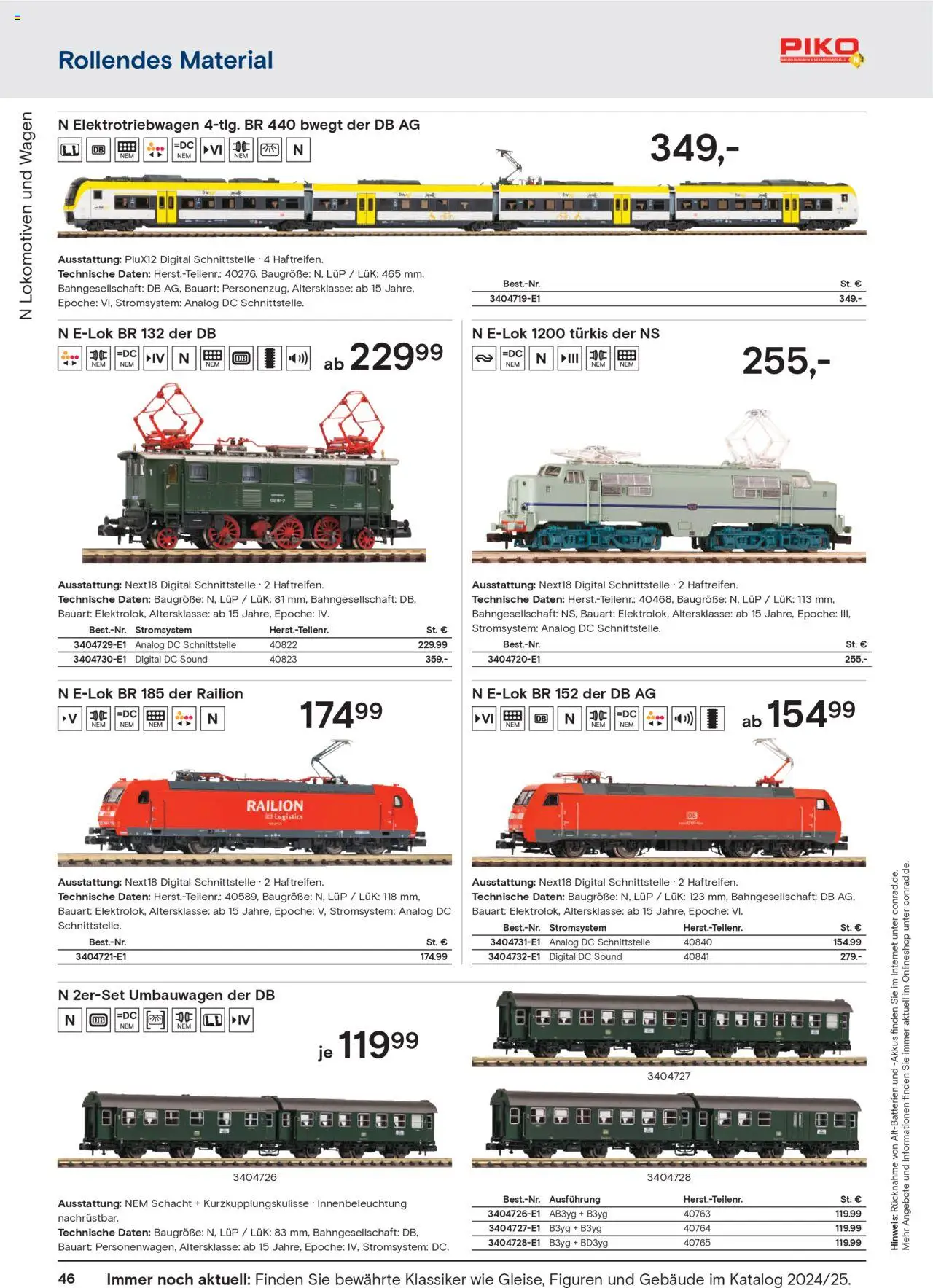 Conrad  Modellbahn Katalog – gültig ab 25.08.2025 | Seite: 48