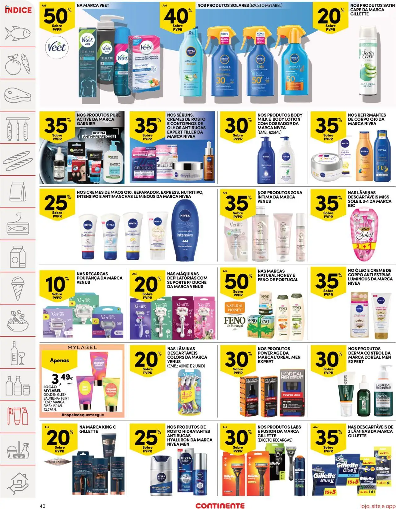 Continente folheto │ válido de 09.09.2025 | Página: 40 | Produtos: Creme de corpo, Óleo, Creme