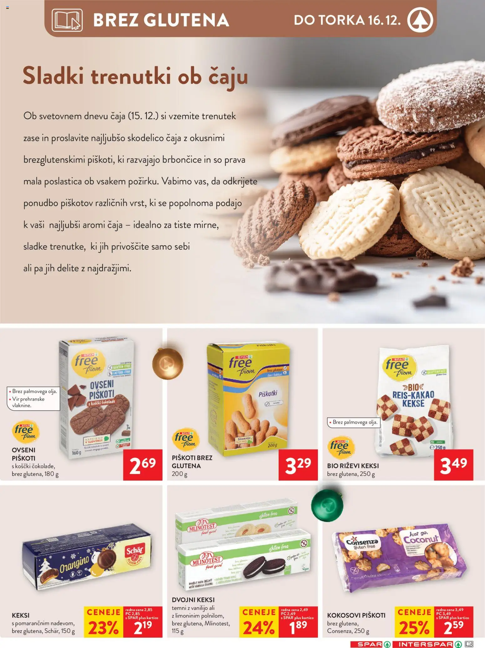 Novi Spar katalog ponudbe – veljaven od 10.12.2025 | Stran: 18 | Izdelki: Keksi, Piskoti