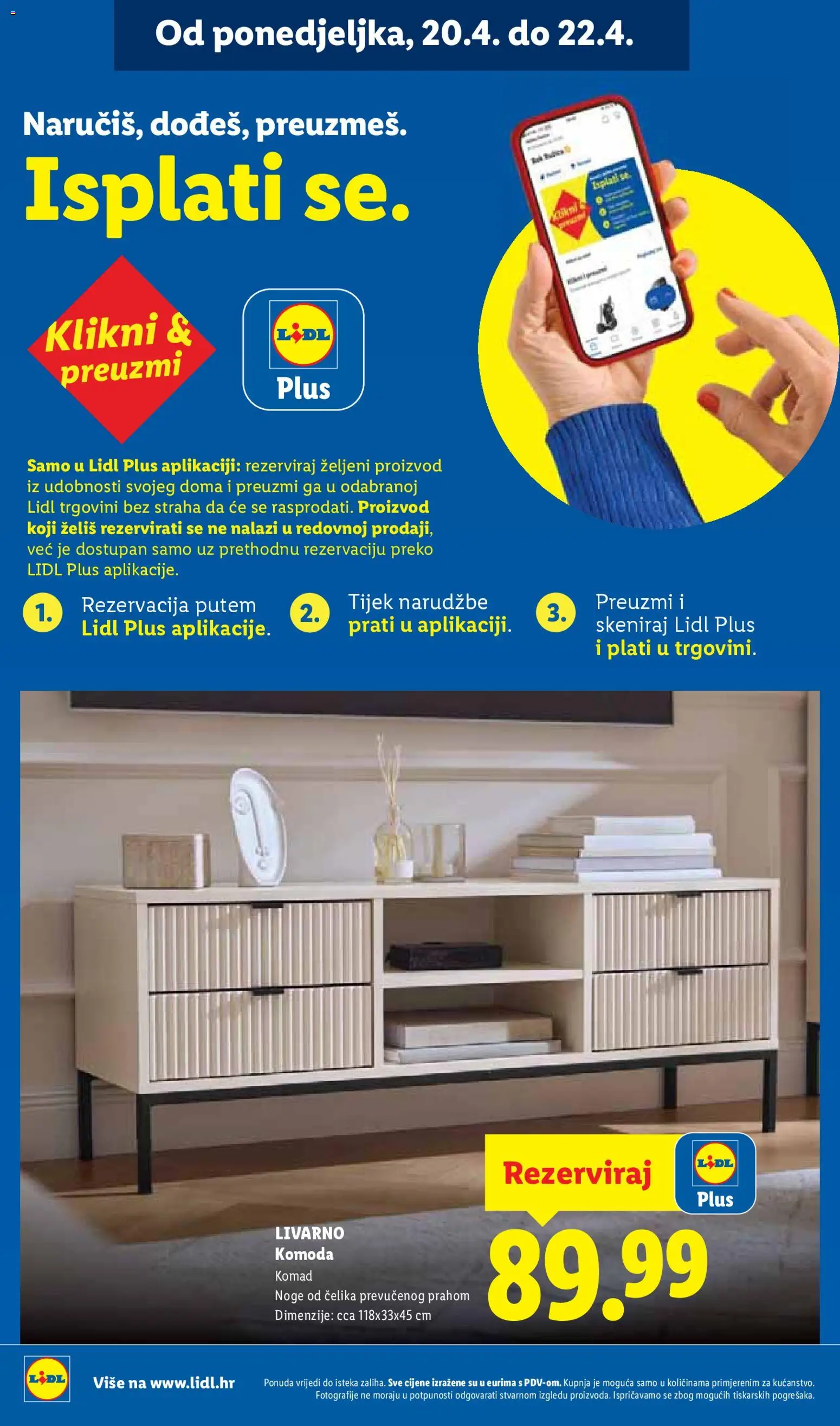Lidl katalog | vrijedi od 20.04.2026 | Stranica: 28 | Proizvodi: Komoda