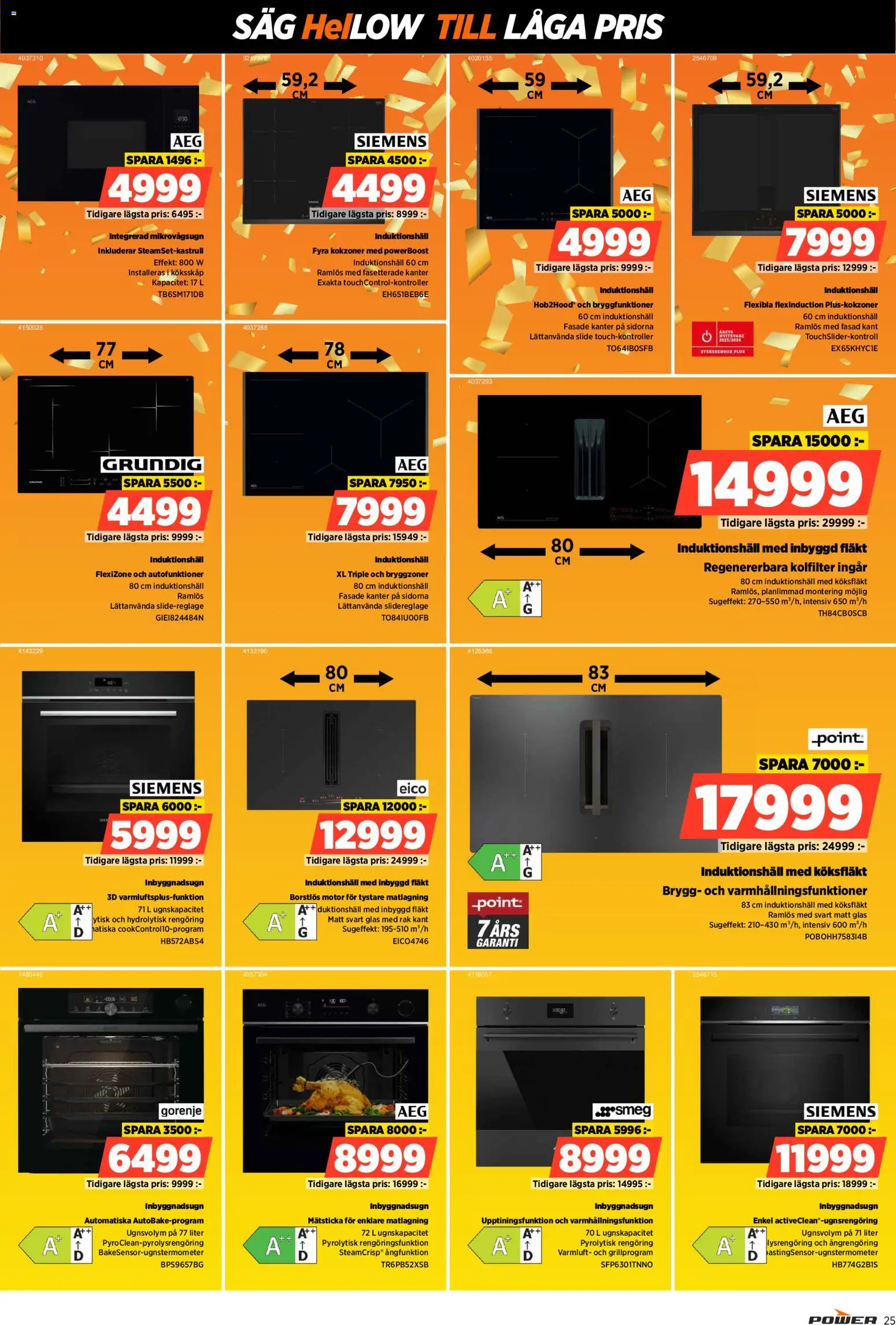 Power reklamblad aktuell från 16.02.2026 | Sida: 25 | Produkter: Fläkt, Såg, Kolfilter, Mikrovågsugn