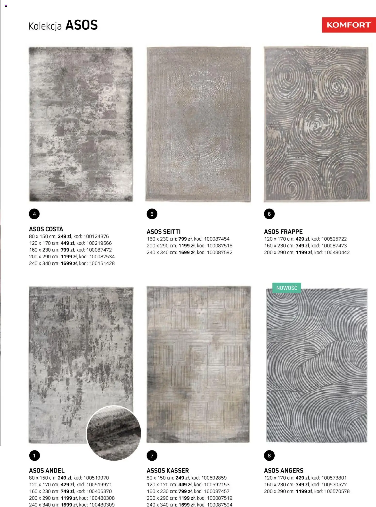 Komfort gazetka - Katalog dywanów od 17.03.2026 | Strona: 41