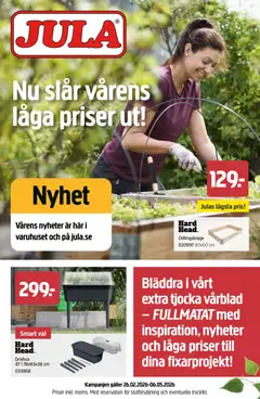 Jula erbjudanden - Förhandsvisning av reklamblad från butik Jula aktuell från 26.02.2026
