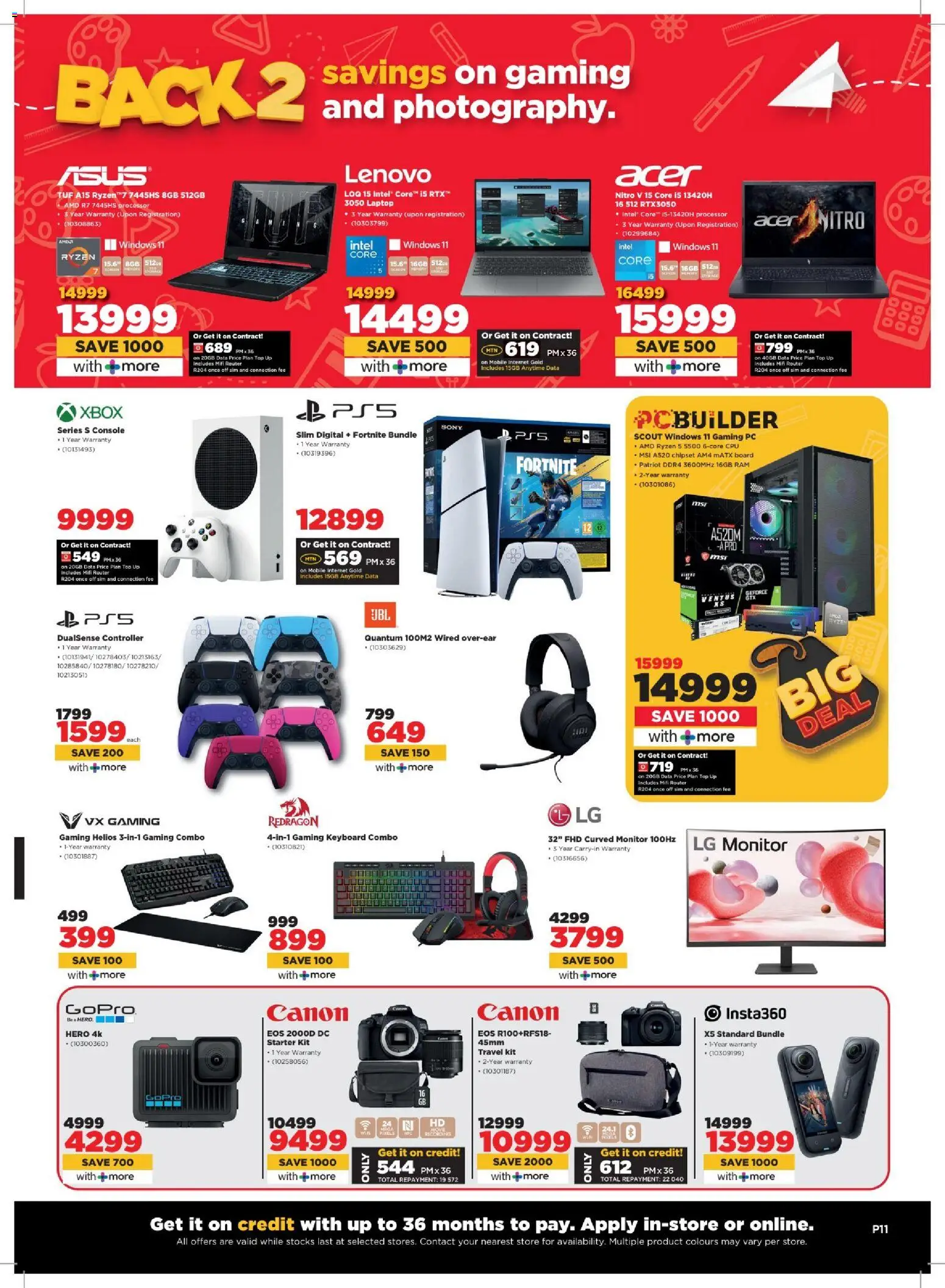 New HiFi Corp catalogue – valid from 04.02.2026 | Page: 11 | Products: Router, Monitor, Xbox, Laptop