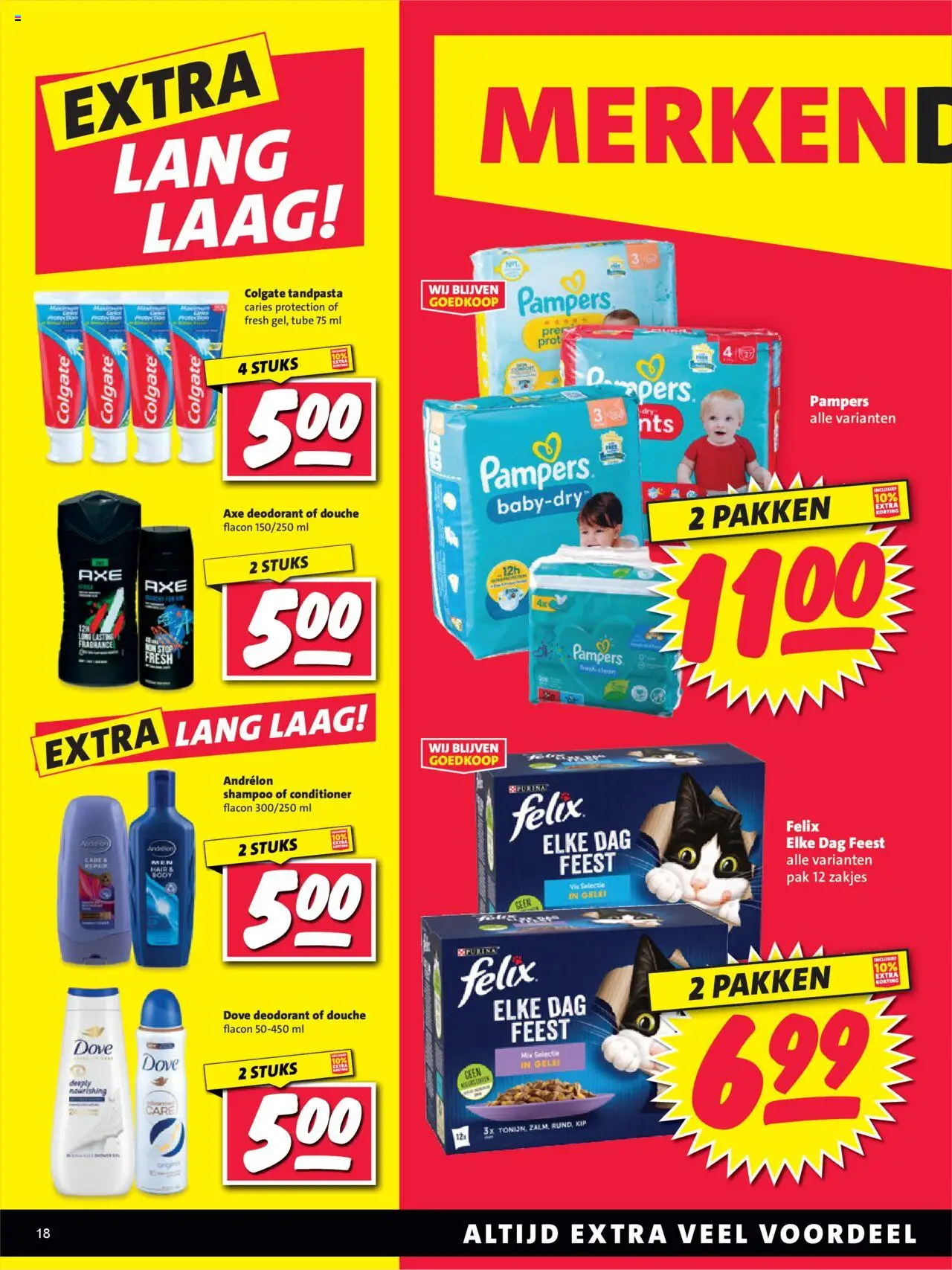  | Pagina: 18 | Producten: Deodorant, Tandpasta, Pampers, Douche