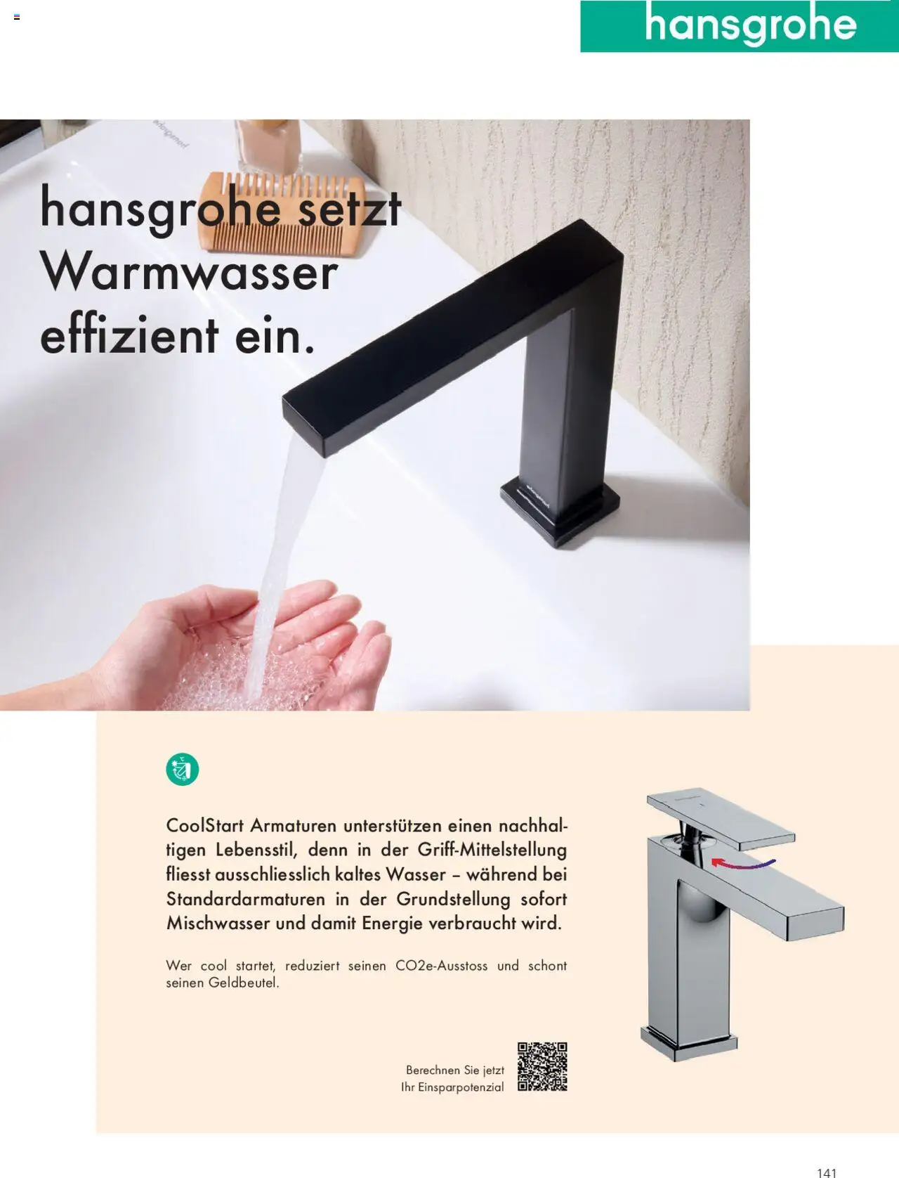 Fust Badezimmermagazin ab 05.05.2025 | Seite: 141 | Produkte: Wasser