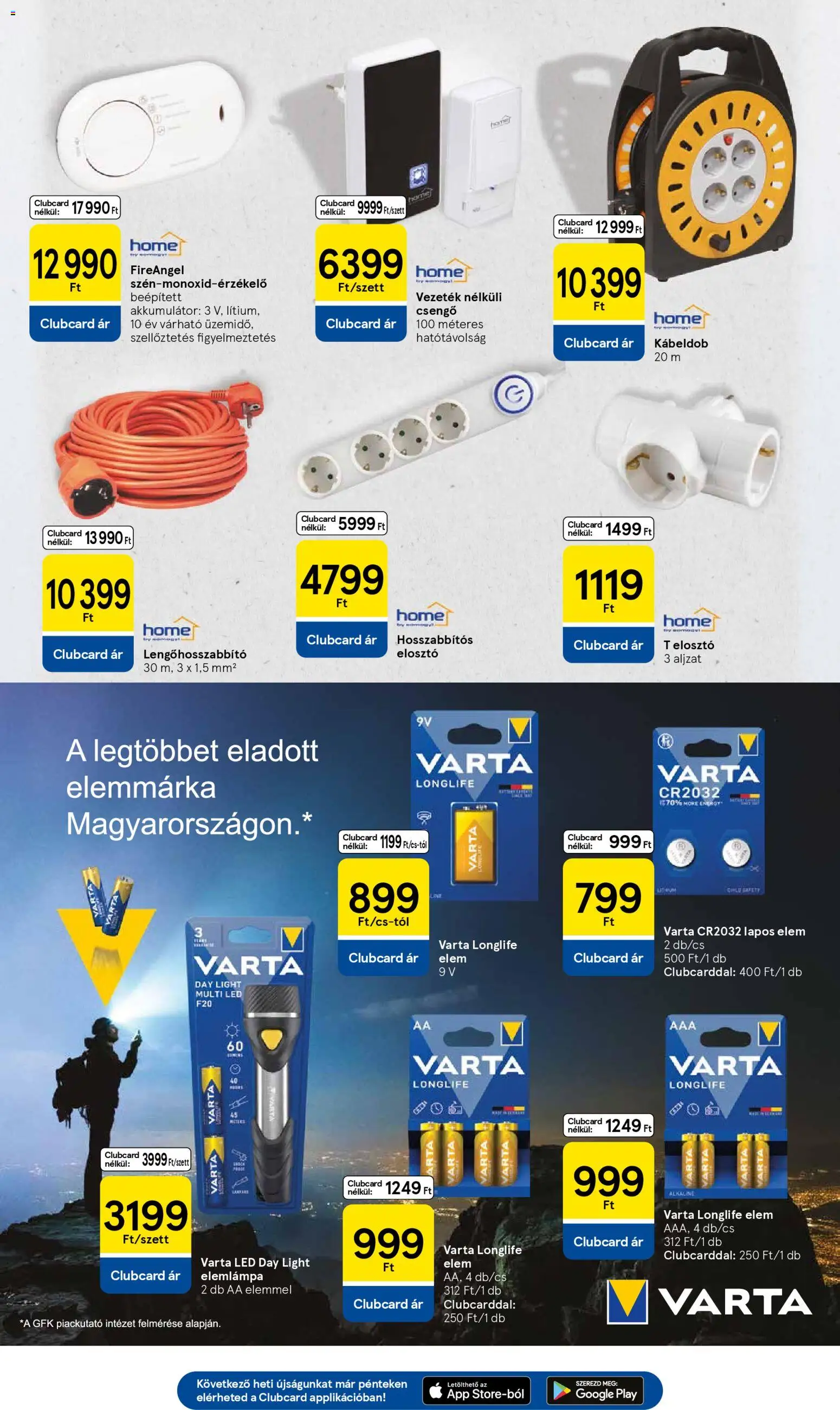 Tesco akciós ujság - amely érvényes a következő dátumtól: 02.01.2026 | Oldal: 33 | Termékek: Akkumulátor