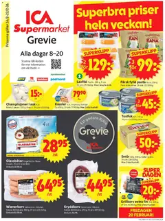 ICA Supermarket - Grevie - Förhandsvisning av reklamblad från butik ICA Supermarket aktuell från 16.02.2026
