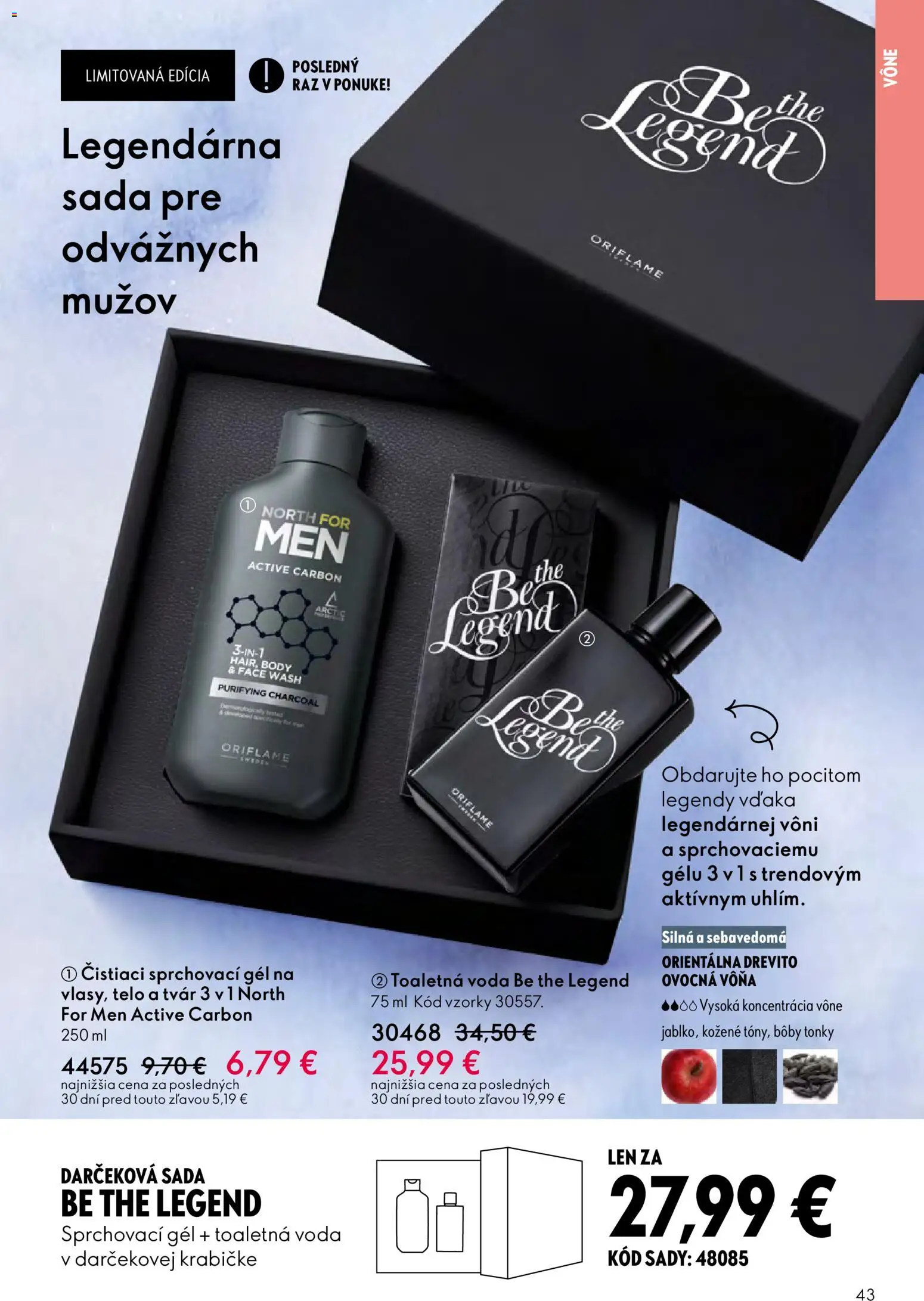 Nové Oriflame akcie – leták je platný od 21.01.2026 | Strana: 43 | Produkty: Toaletná voda, Voda