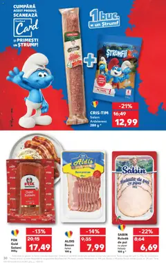 Noul catalog Kaufland – valabil de la 03.09.2025 | Pagină: 30 | Produse: Hacıyatmaz Kedi Oyuncağı, Bacon, Salam, Piper