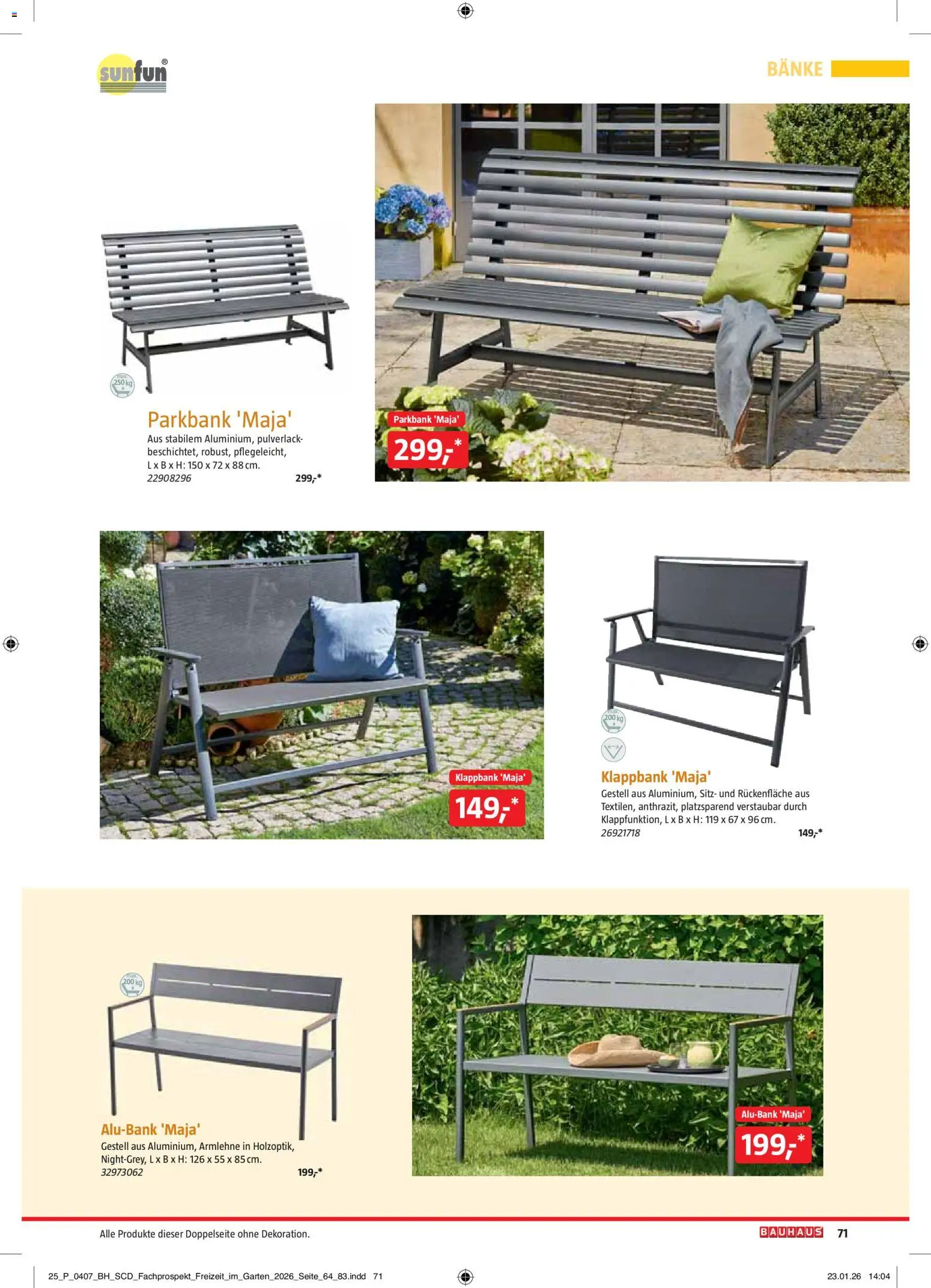 Bauhaus Freizeit im Garten gültig ab 01.05.2026 | Seite: 71