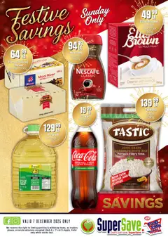 Super Save specials catalogue – valid from 07.12.2025