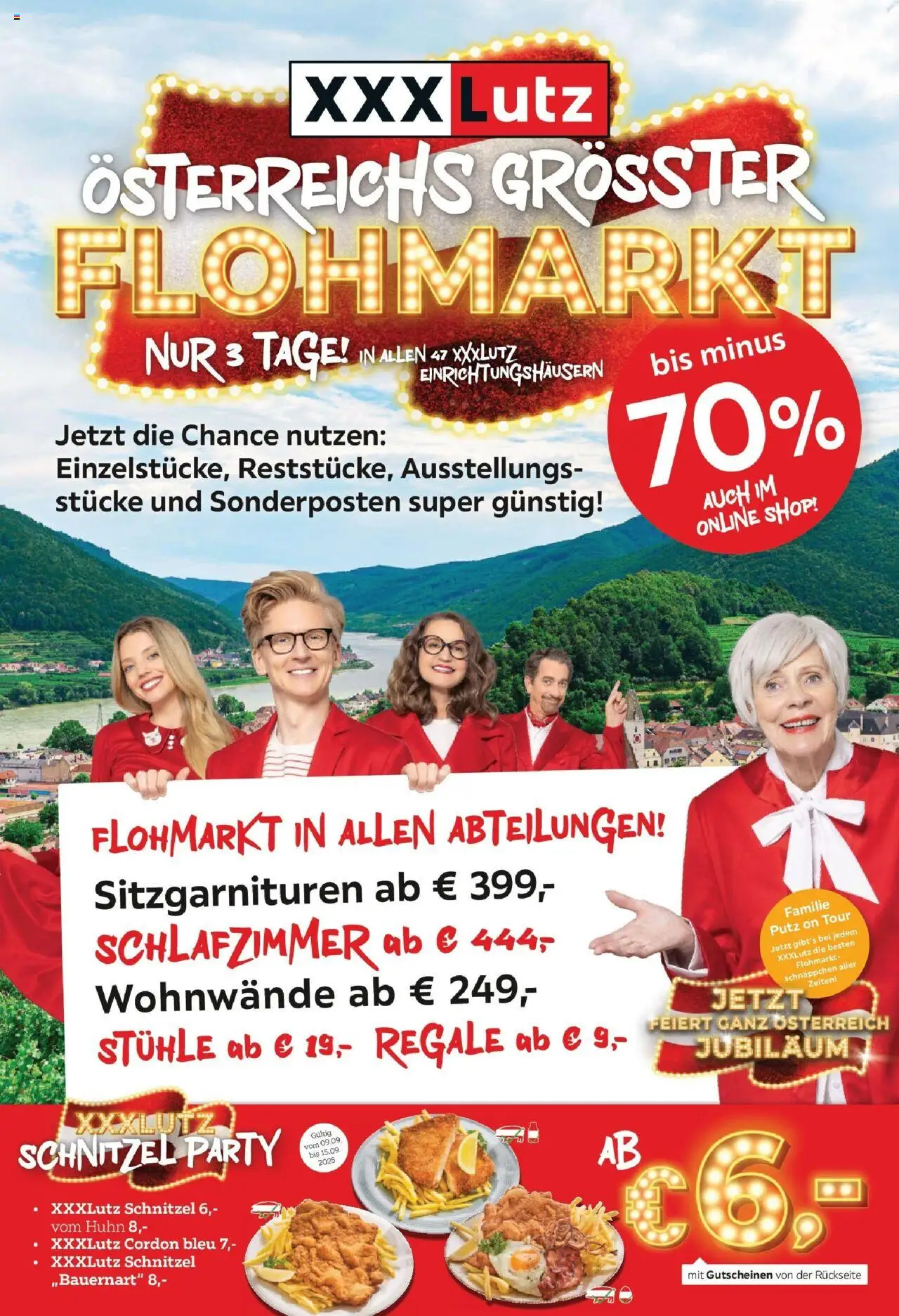 XXXLutz Österreichs Grösster Flohmarkt gültig ab 09.09.2025 | Seite: 1