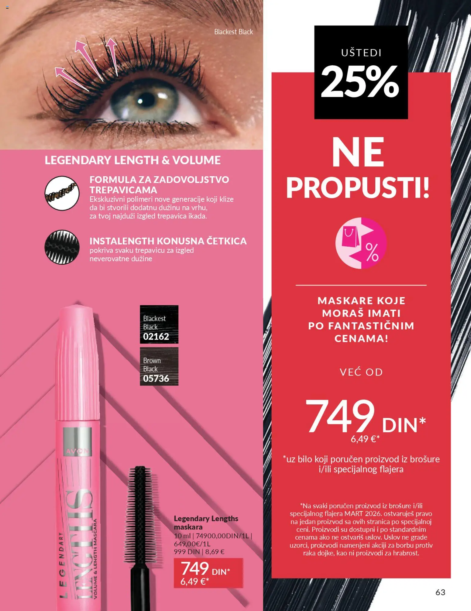 AVON katalog - važi od 28.02.2026 | Strana: 67 | Proizvode: Maskara