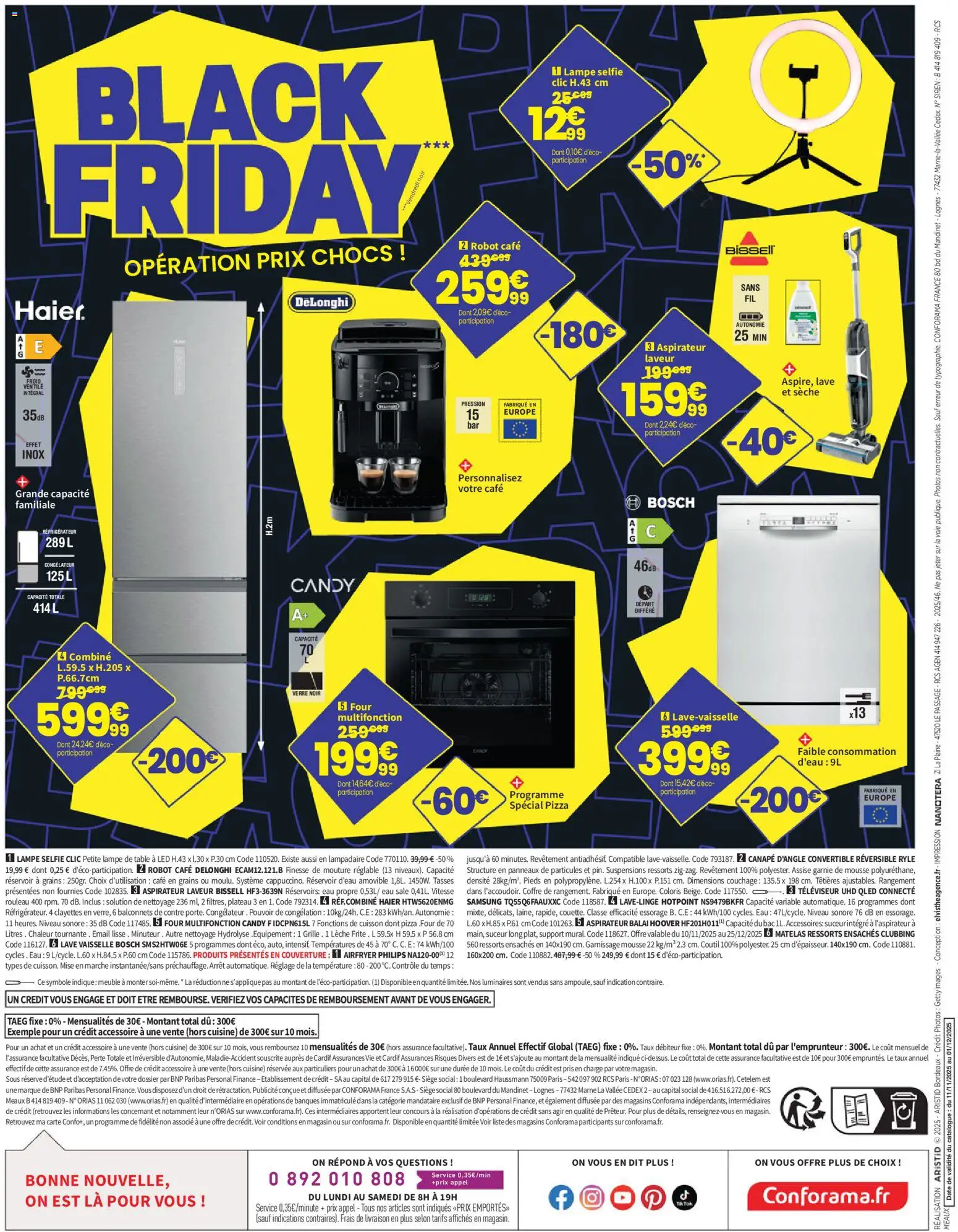 {H1} | Page: 16 | Produits: Congélateur, Delonghi, Matelas, Canapé