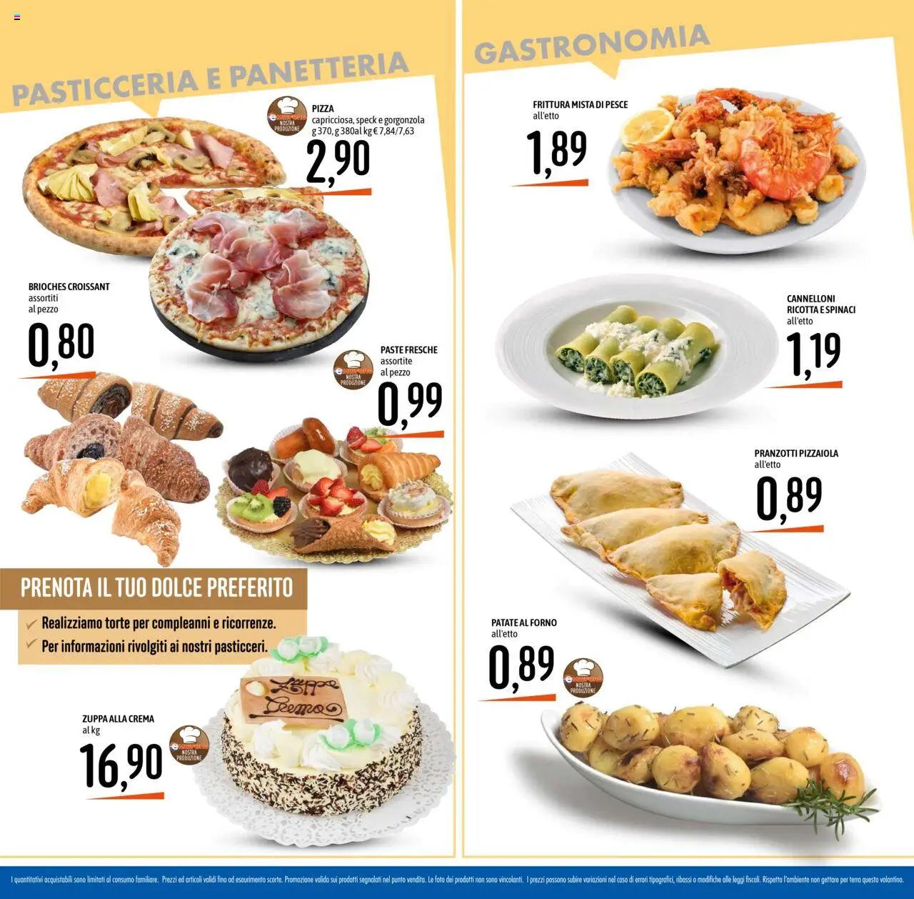 Volantino Emisfero del 25.09.2025 | Pagina: 10 | Prodotti: Speck, Patate, Ricotta, Forno