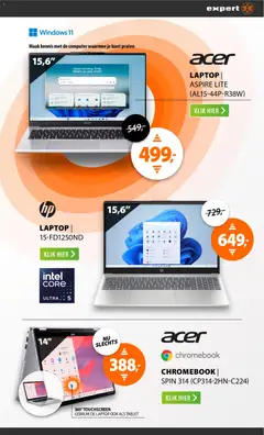 Expert folder - Voorbeeld van een folder van Expert, geldig van 13.04.2026 | Pagina: 6 | Producten: Laptop, Tablet, Computer