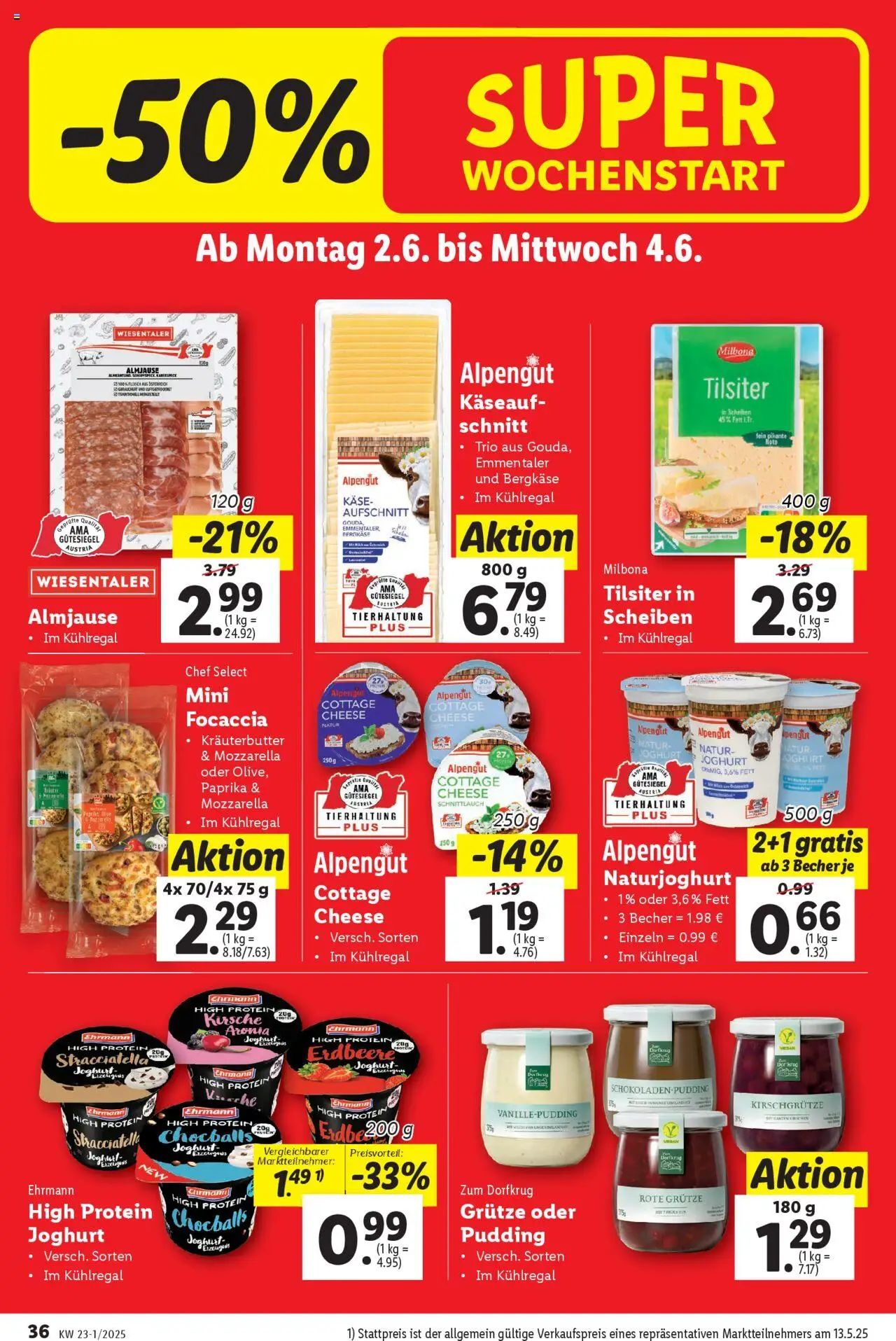Lidl - Flugblatt gültig ab 28.05.2025 | Seite: 42 | Produkte: Käse, Joghurt