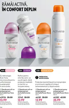 Ofertele Oriflame valabile de la 21.01.2026 | Pagină: 134 | Produse: Deodorant, Antiperspirant