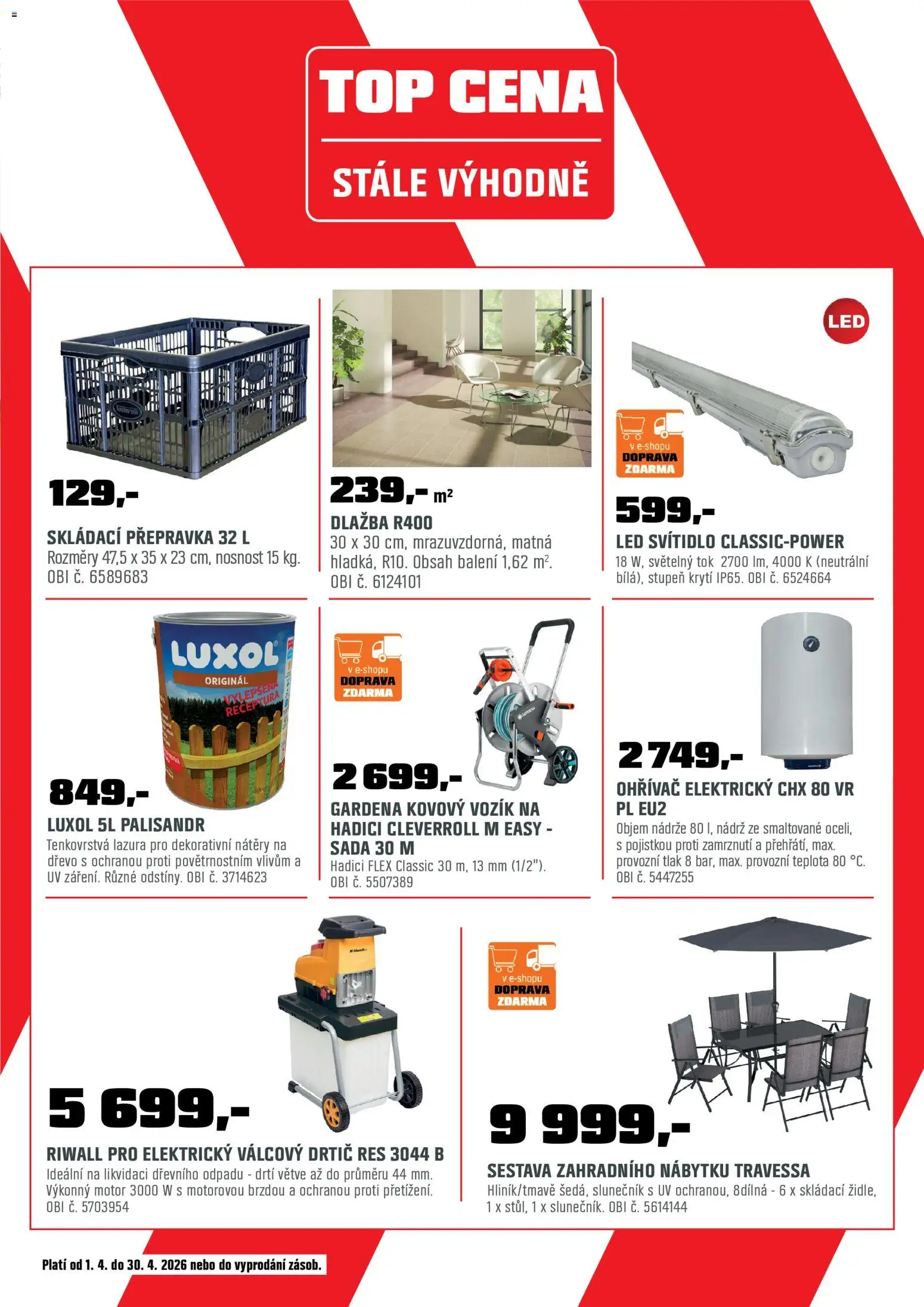 OBI leták od 01.04.2026 | Strana: 25