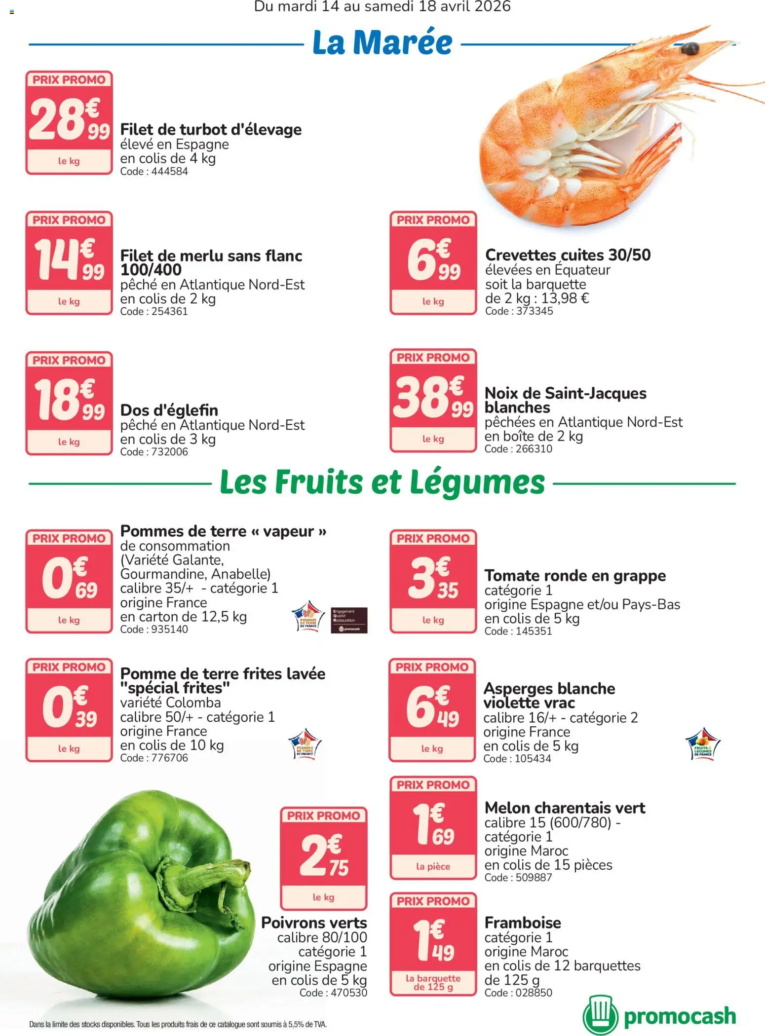 {H1} | Page: 2 | Produits: Melon, Pomme de terre, Noix, Pommes de terre