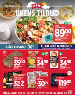 Forhåndsvisning av Meny kundeavis gyldig fra 28.07.2025