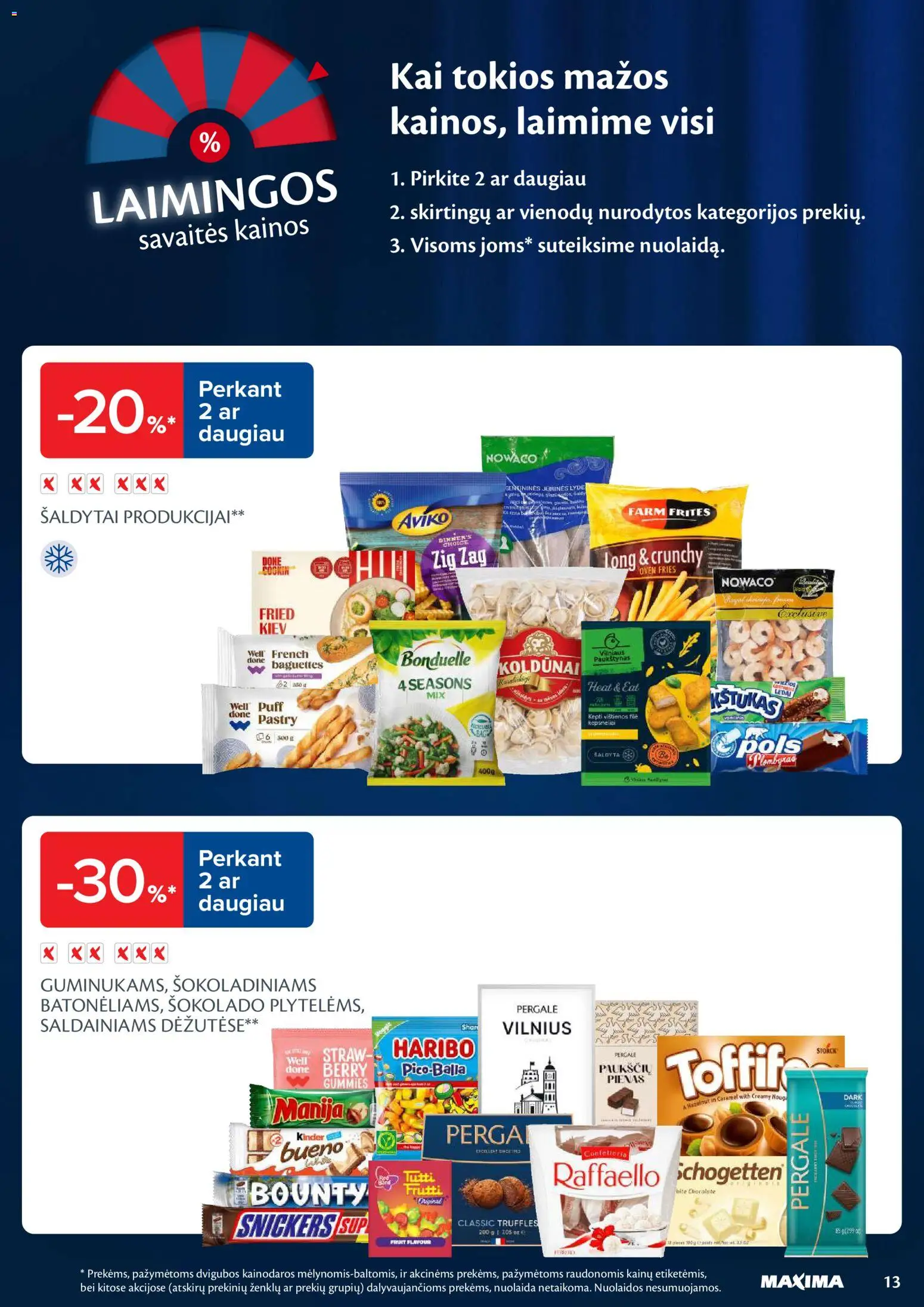 MAXIMA akcijos nuo 18.11.2025 | Puslapis: 13 | Prekių: Vištienos, Pienas, Plombyras