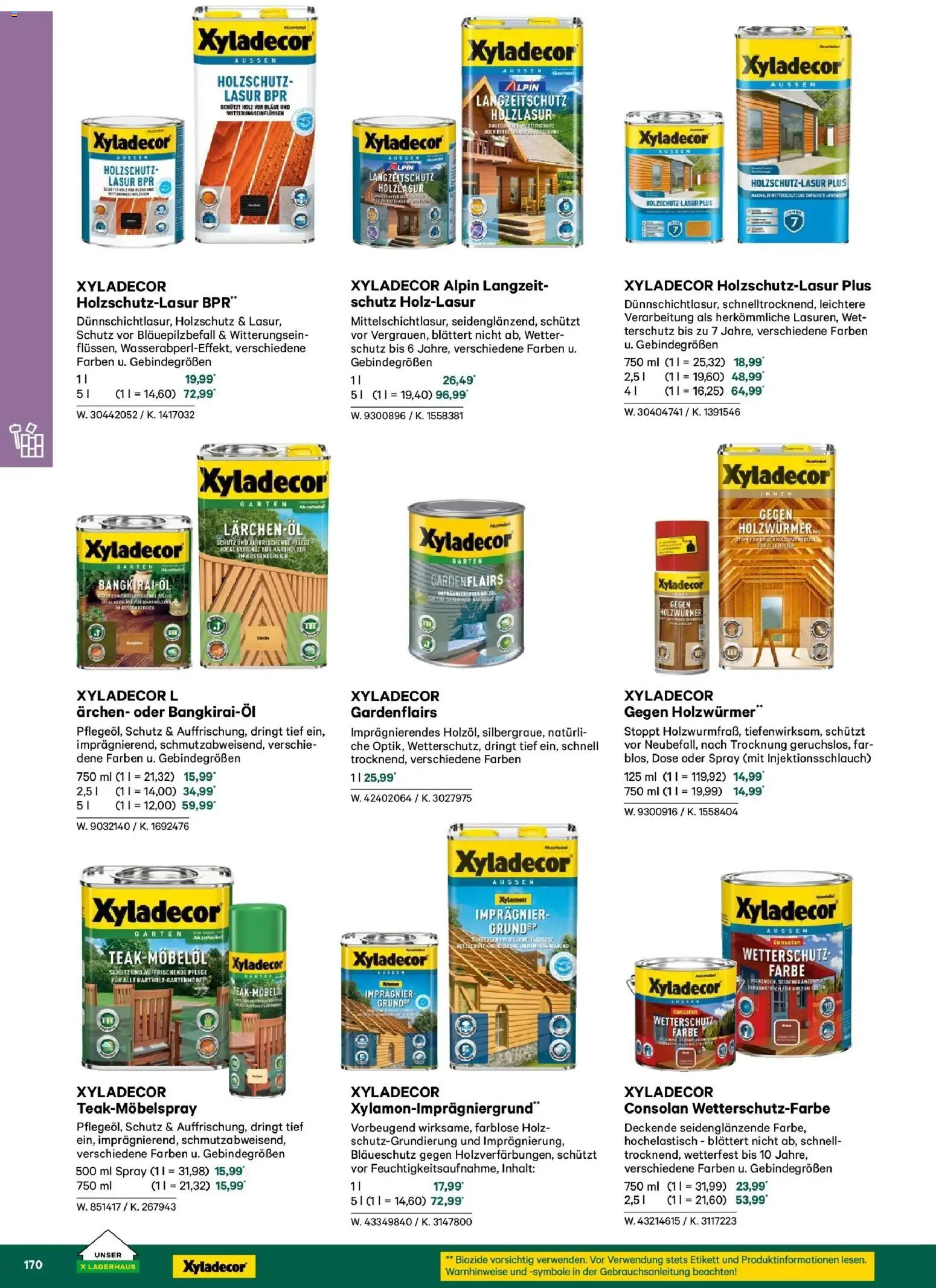 Lagerhaus Garten & Freizeit Katalog 2026 - Schweiggers, Bad Aussee  gültig ab 01.03.2026 | Seite: 170