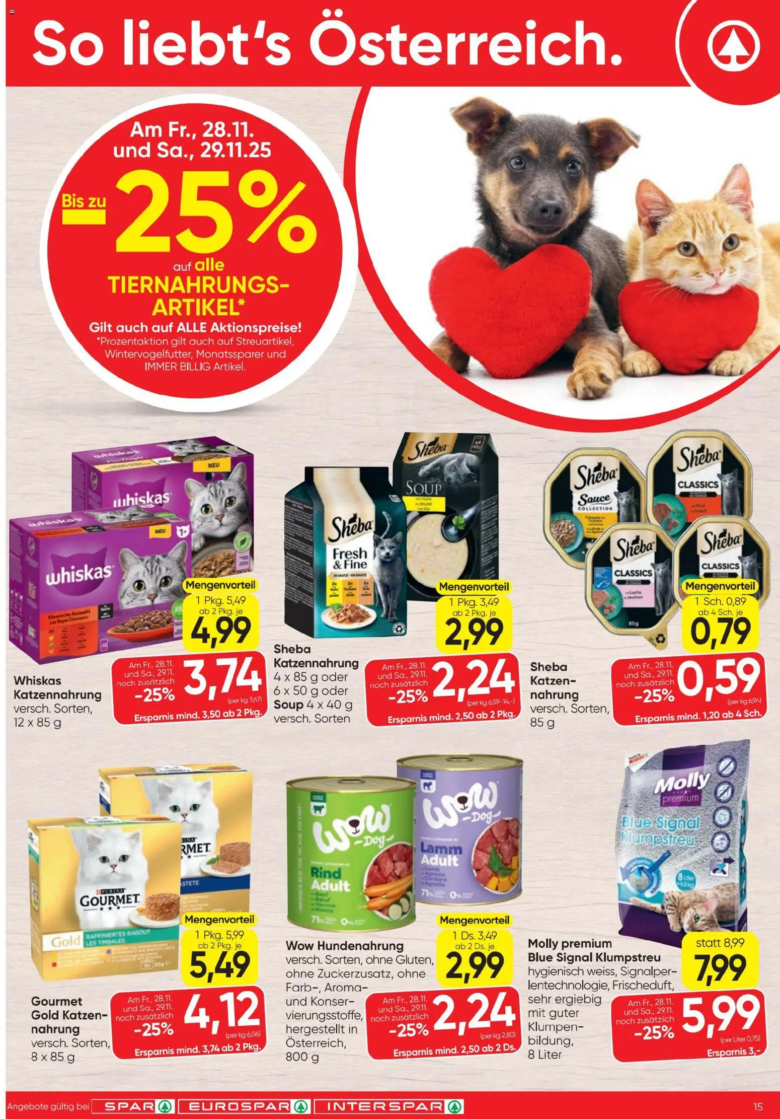 Spar Flugblatt gültig ab 27.11.2025 | Seite: 15