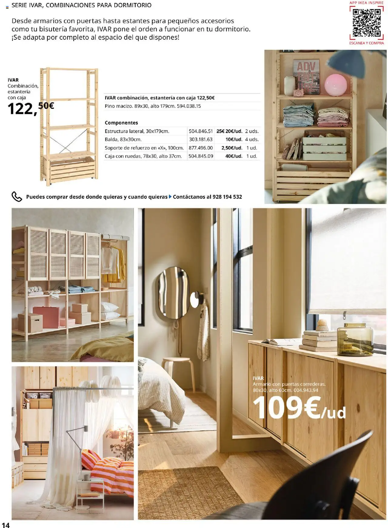 Catálogo IKEA Almacenaje secundario │ válido desde el 04.02.2025 | Página: 14 | Productos: Armario, Caja