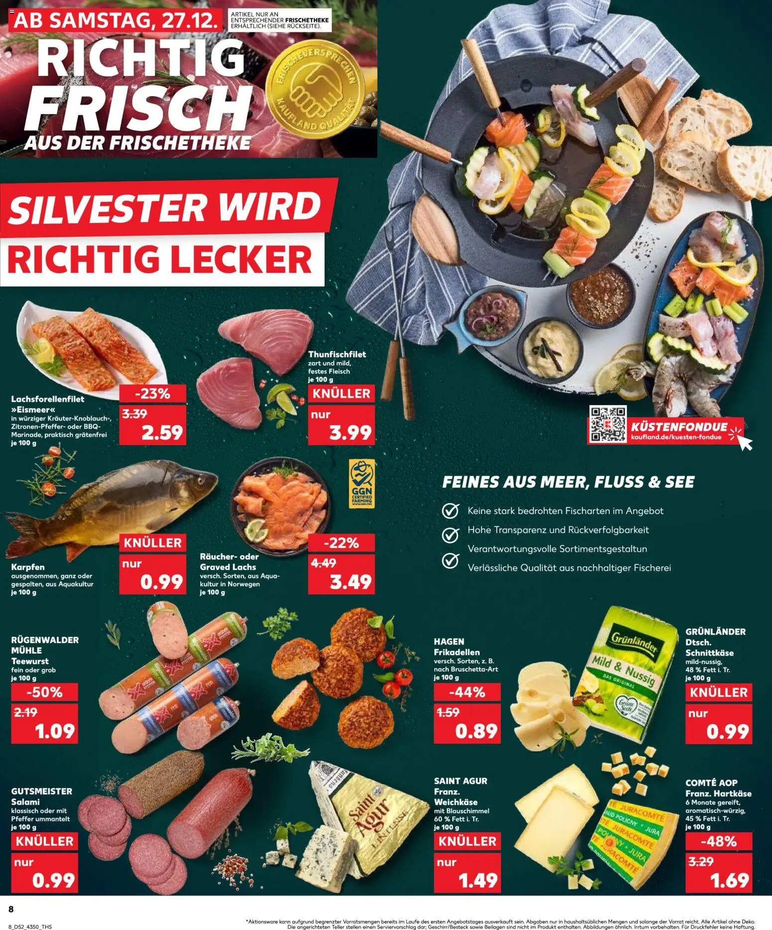 Kaufland prospekt Frankfurt (Oder)	 – gültig ab 27.12.2025 | Seite: 8 | Produkte: Mühle, Lachs, Grunlander, Pfeffer