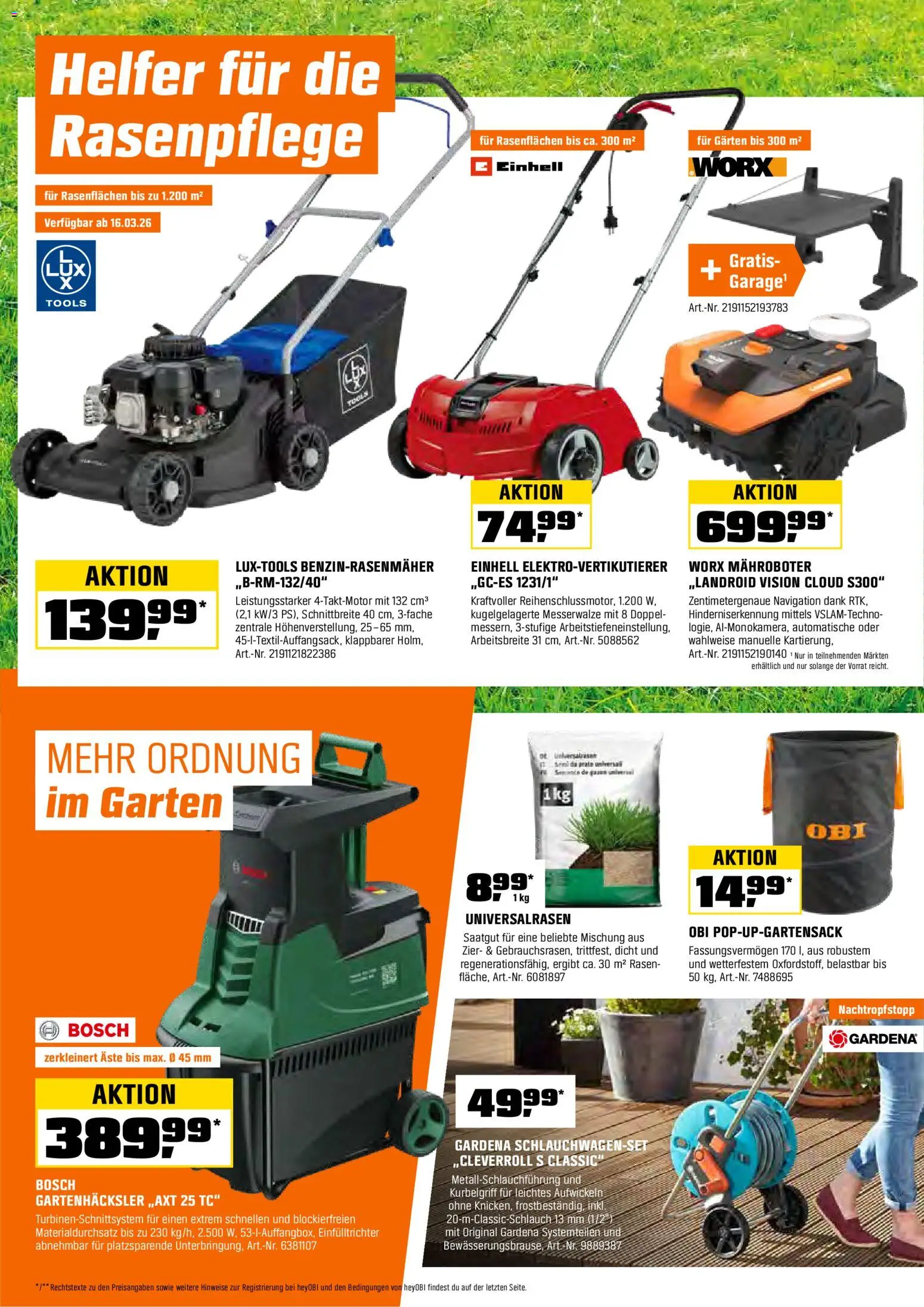 Obi Prospekt 	 – gültig ab 01.03.2026 | Seite: 2 | Produkte: Bosch, Navigation