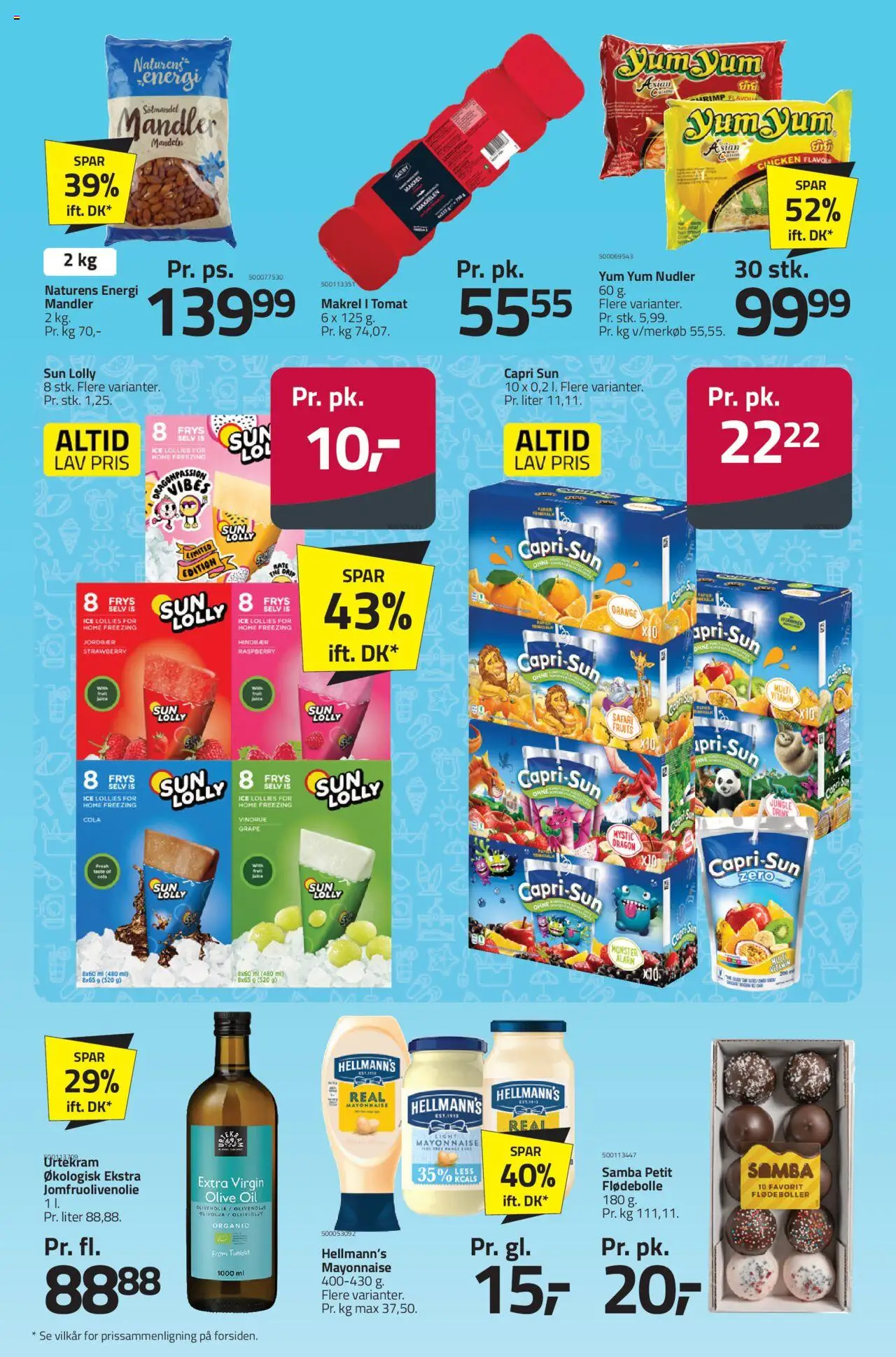 Fleggaard Tilbudsavis gyldig fra 09.07.2025 | Side: 29 | Produkter: Flødeboller, Mandler, Hindbær, Is