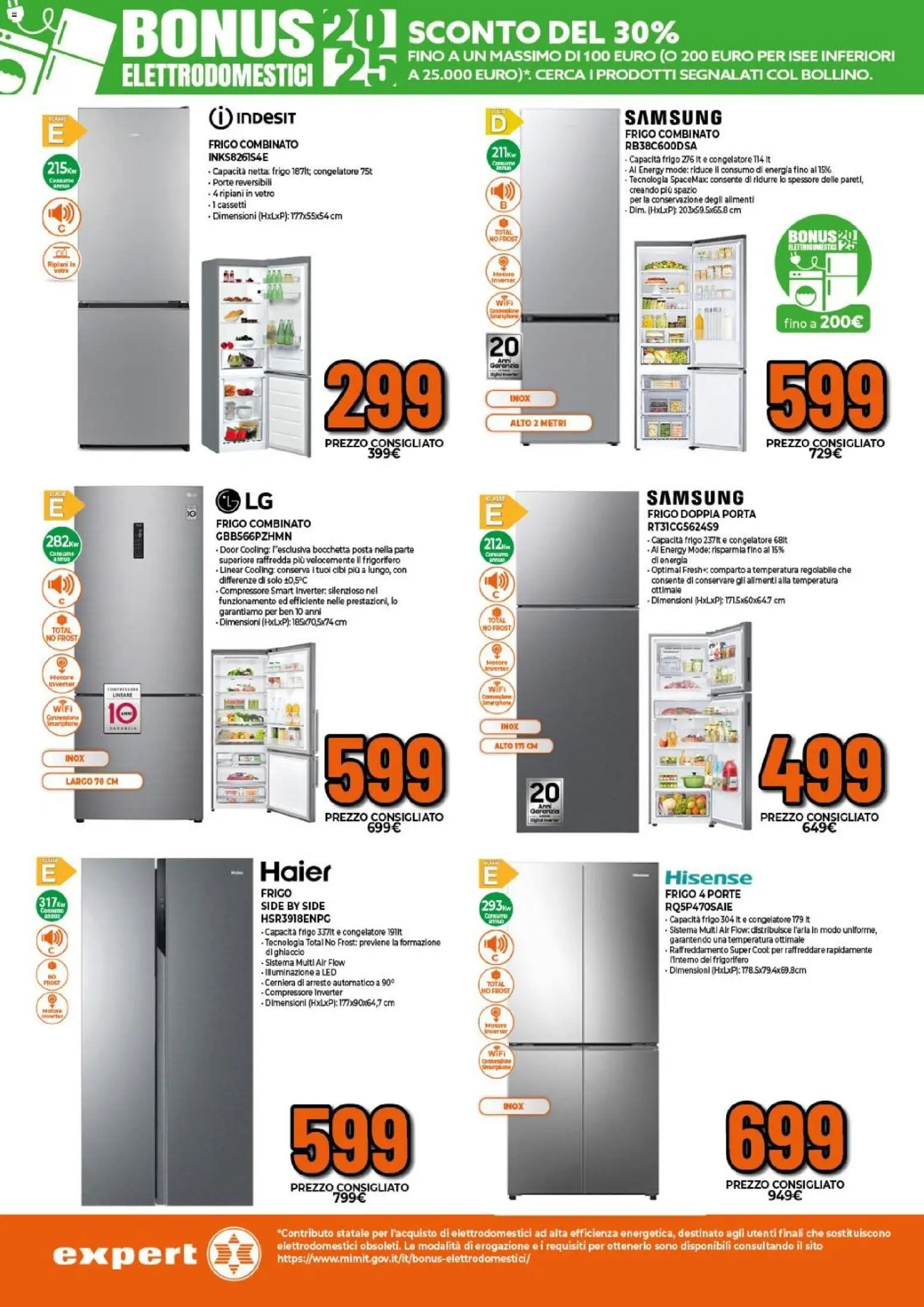 Volantino Expert del 24.11.2025 | Pagina: 22 | Prodotti: Compressore, Smartphone, Frigorifero, Samsung