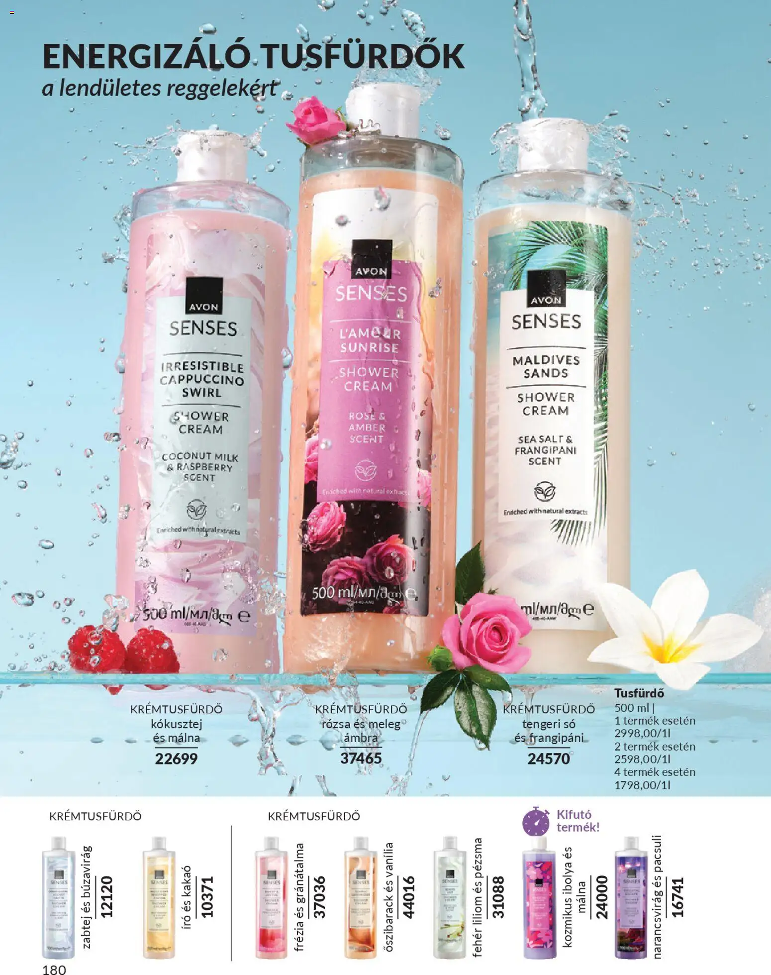 Avon akciós ujság - amely érvényes a következő dátumtól: 01.01.2026 | Oldal: 184 | Termékek: Író, Málna, Gránátalma, Só